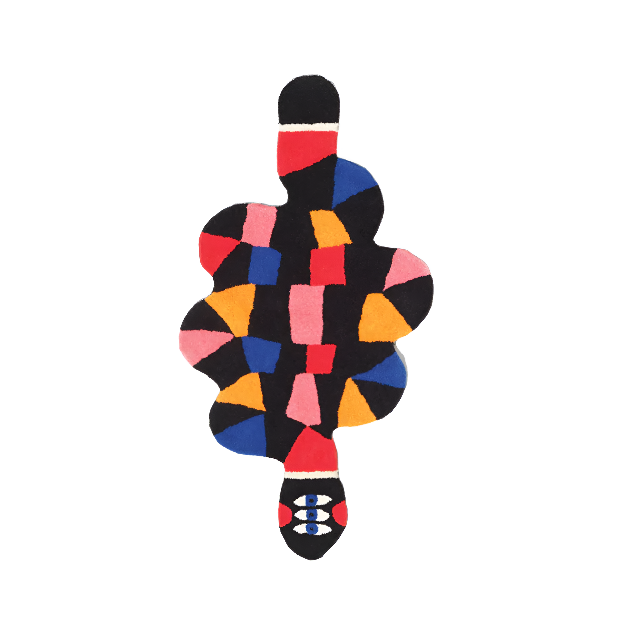 Dekorační koberec SLIP černý