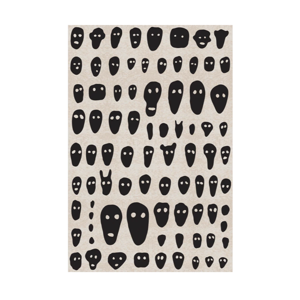 Stencils Beige Rug