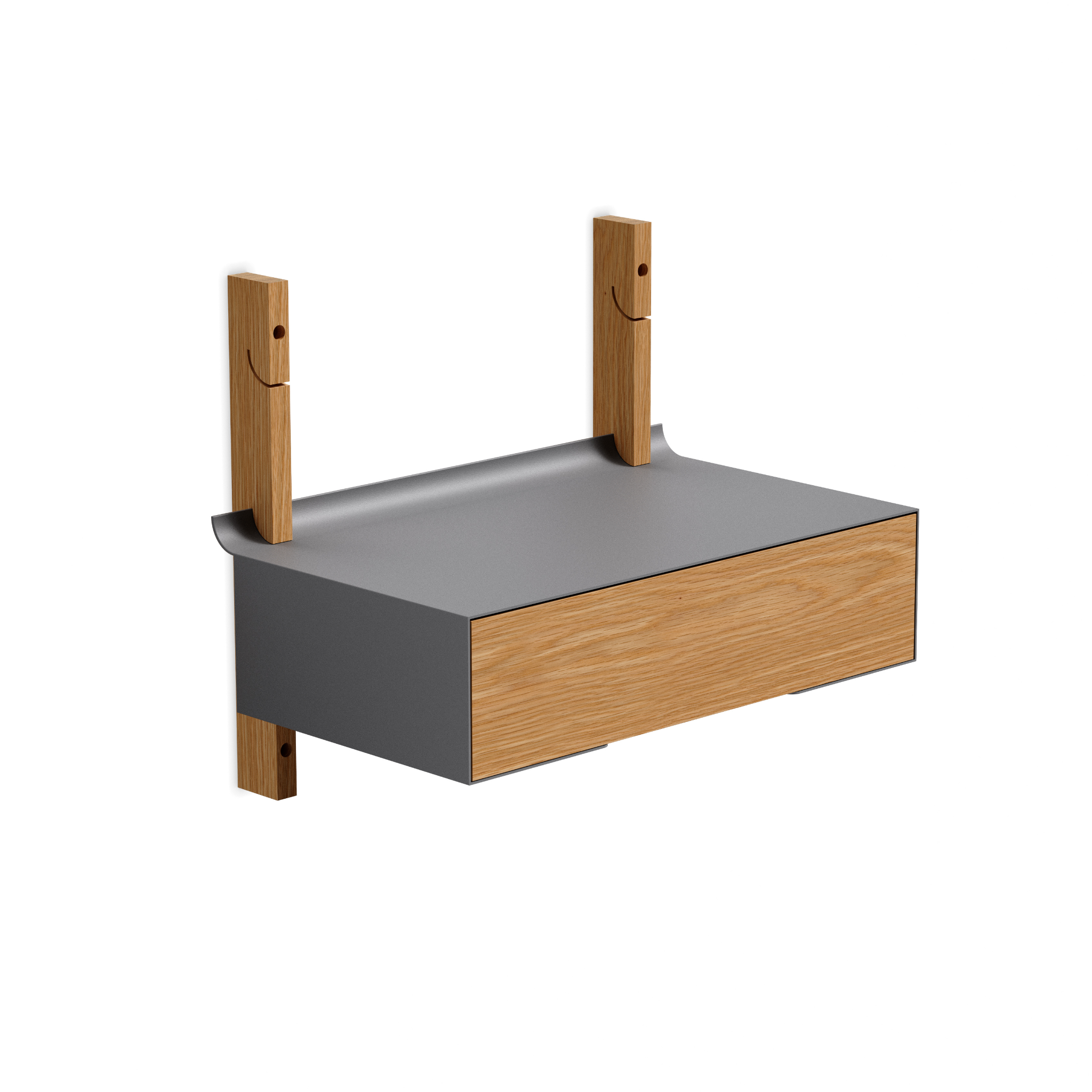 SMILE wall cabinet gray