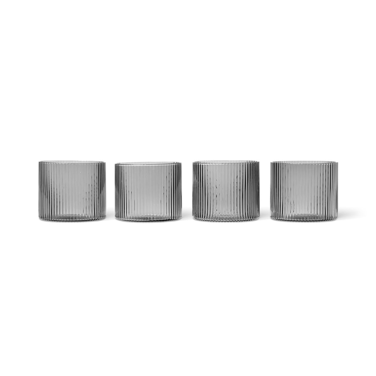 RIPPLE LOW Smoke Glasses Set