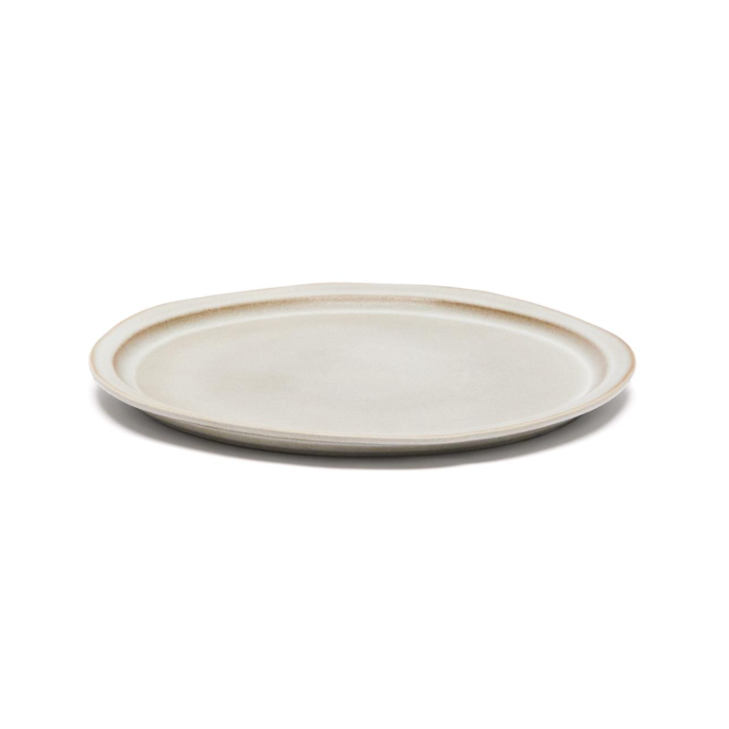 COVAL Plate Beige Ceramic
