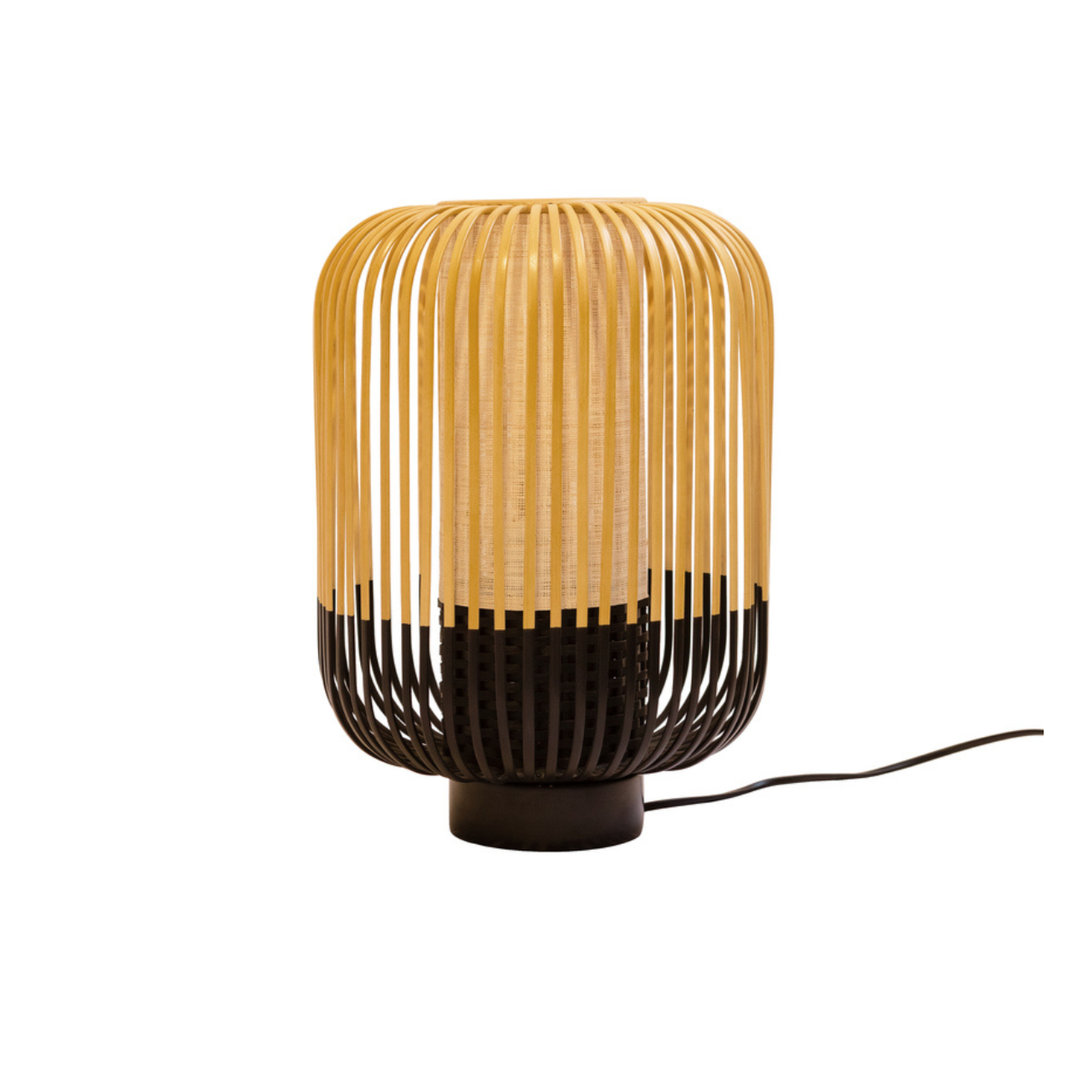 Stolní lampa BAMBOO černá