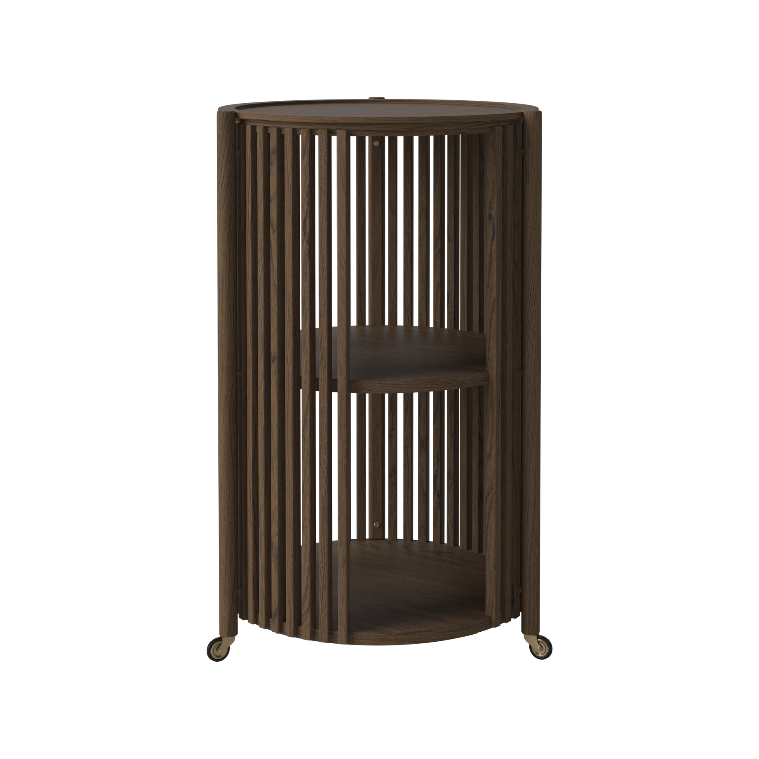 Barový stolek STORY tmavé dubové dřevo