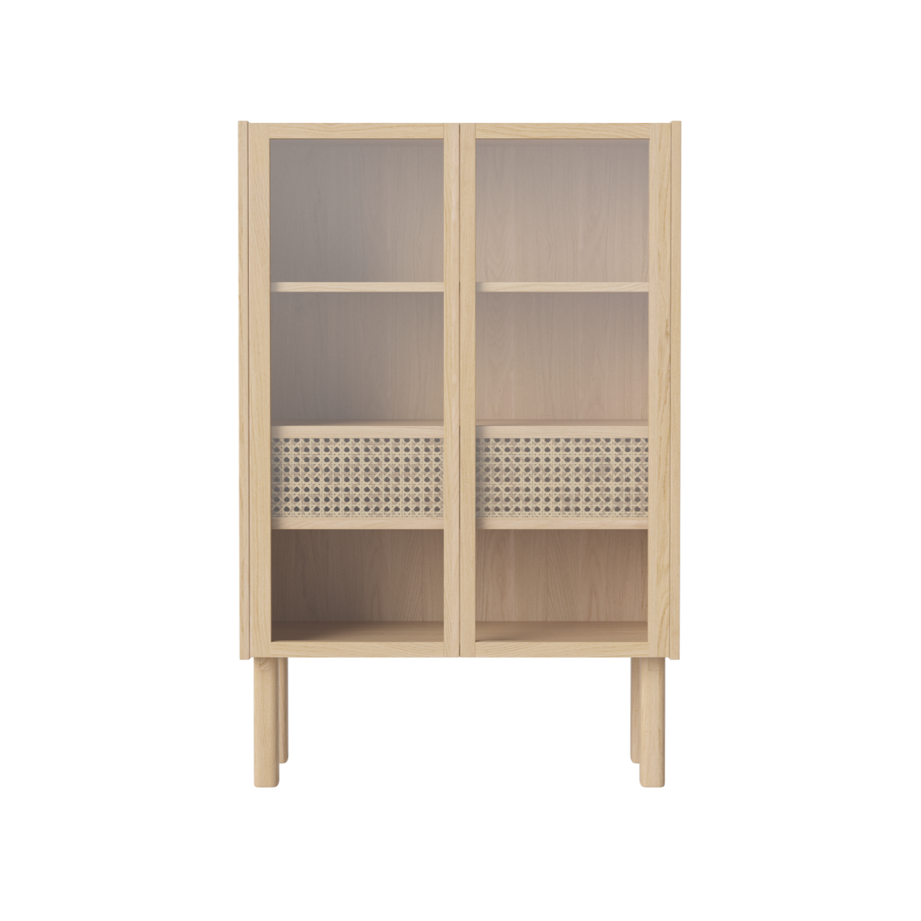 Skříňka CANA bělené dubové dřevo