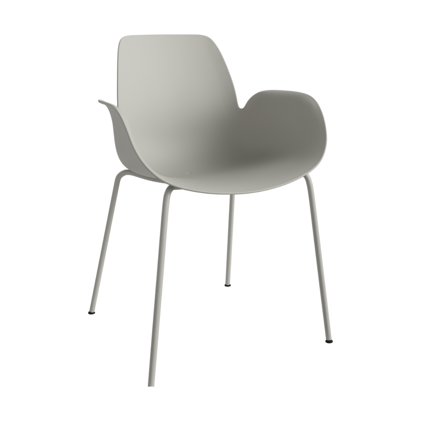 Outdoor chair with armrests SEED gray