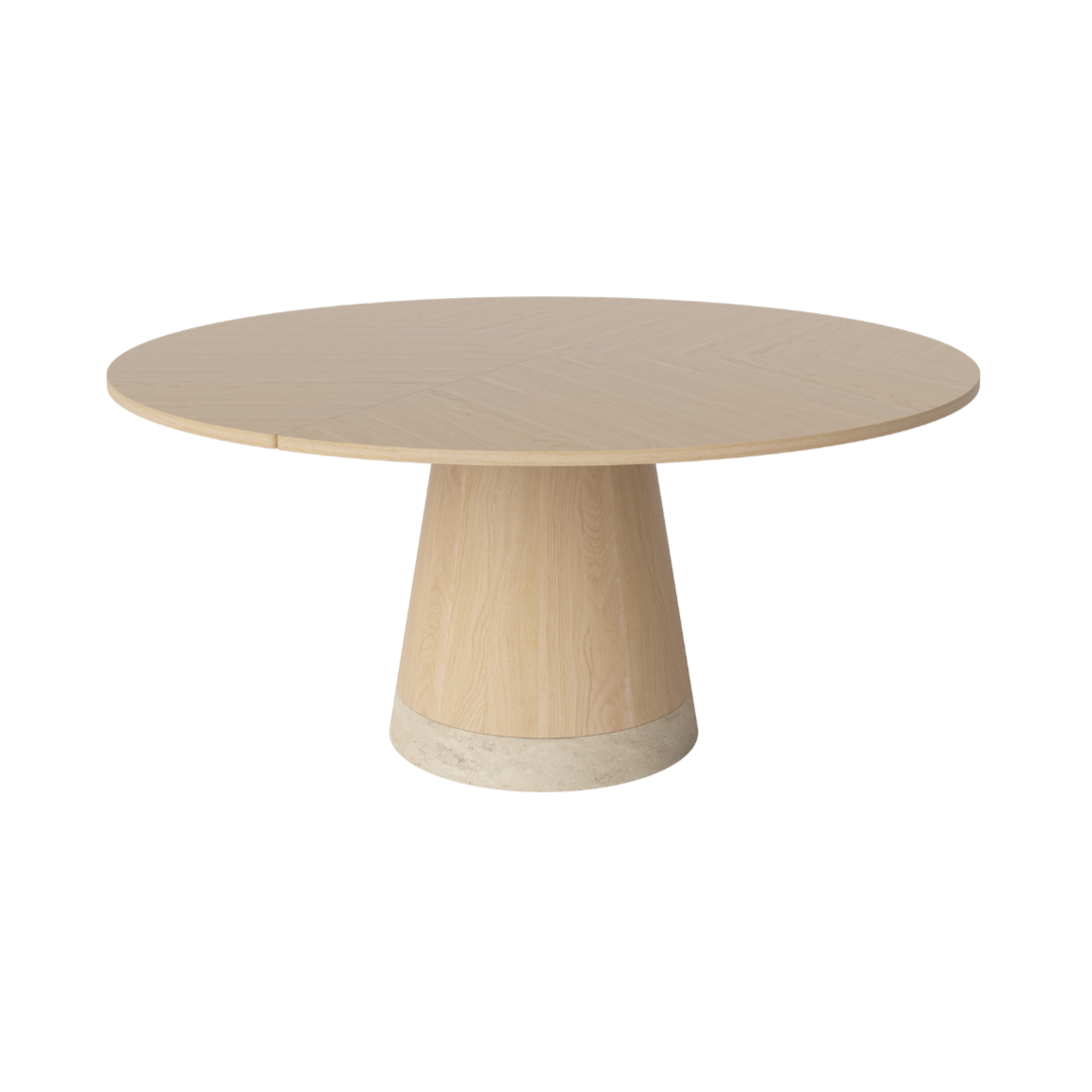 Stůl PIRO bílý dubový dýha