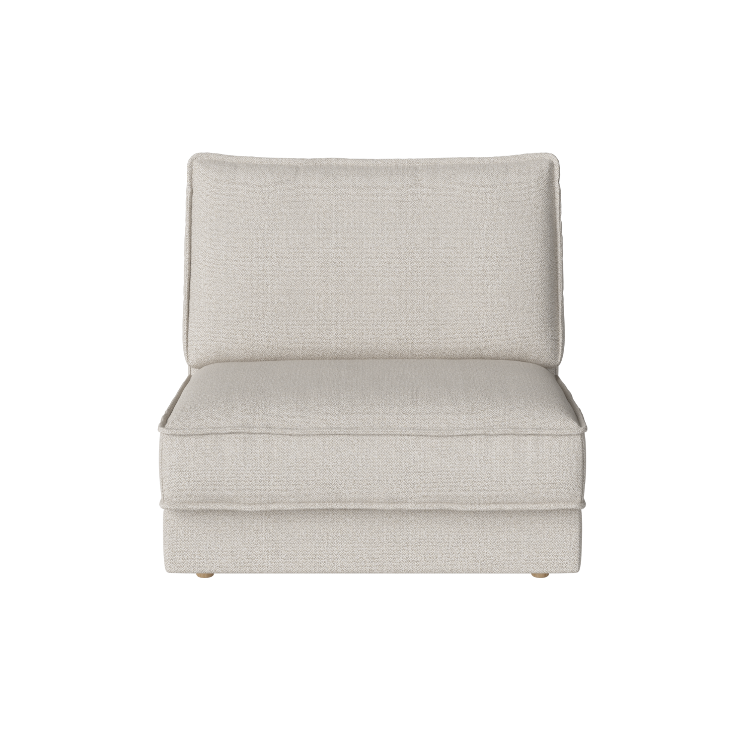 Modulová pohovka NOORA - střední modul s bílým podstavcem