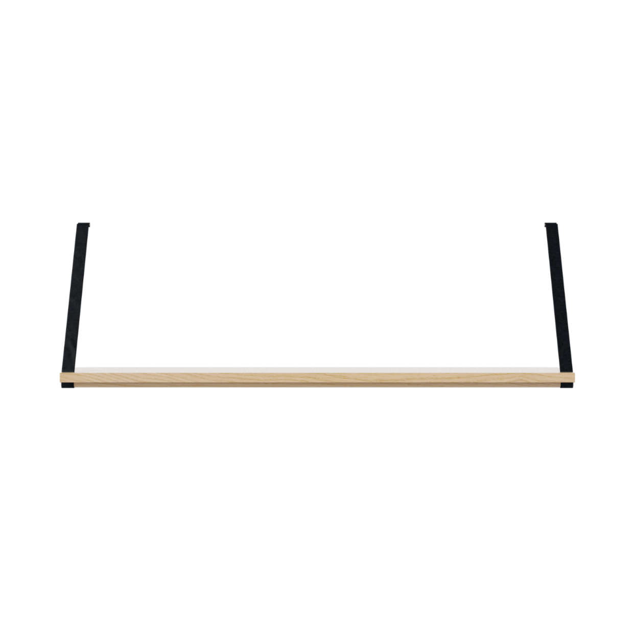 Polička STRAP - jednotlivý modul bělené dubové dřevo