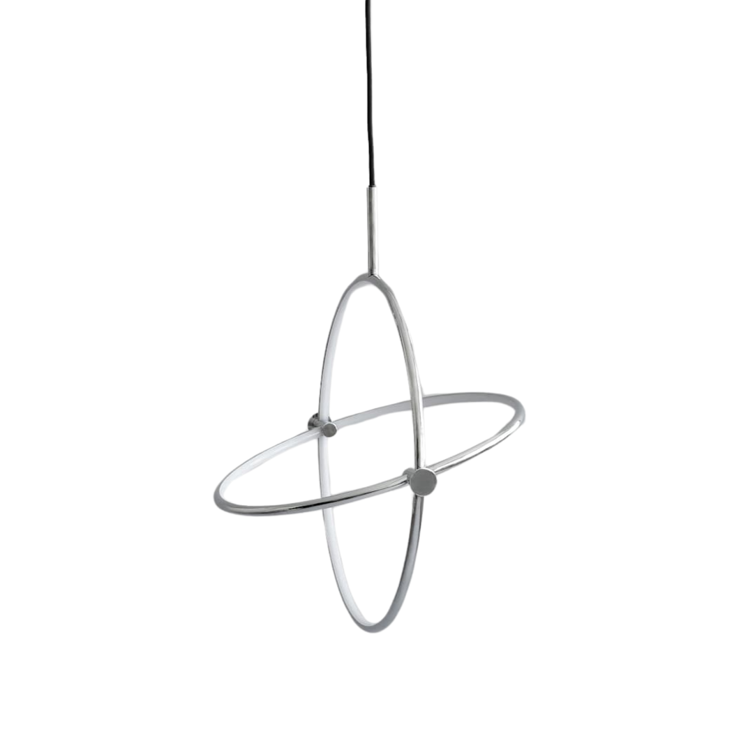 Stropní lampa MARU stříbrná