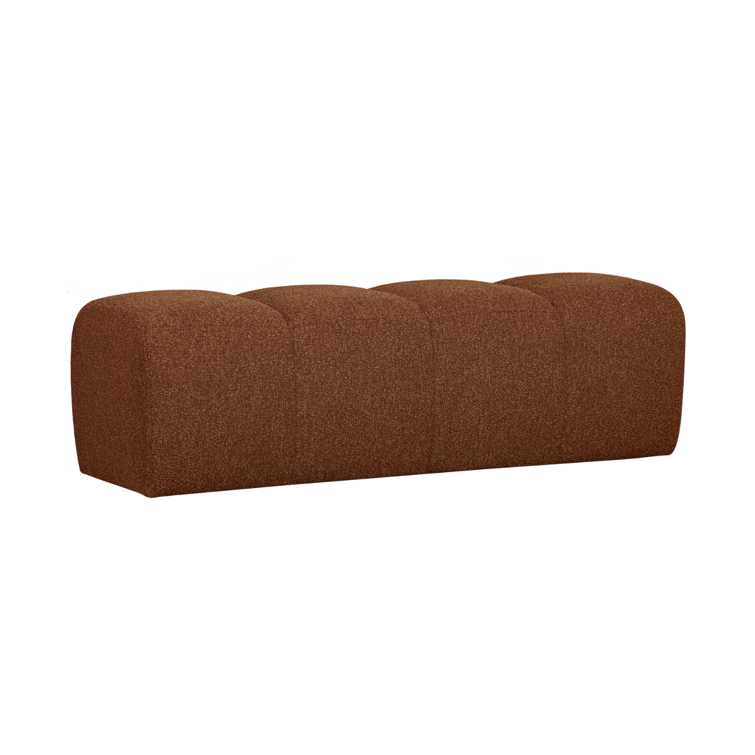 MOJO bench brown bouclé