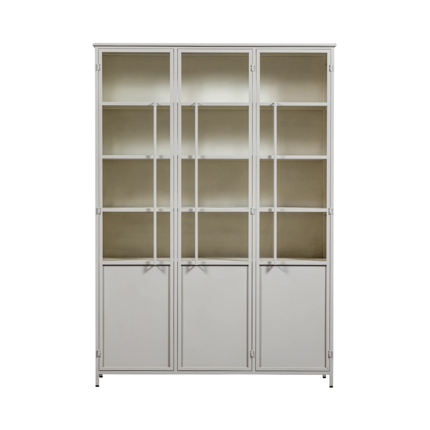 3-door display cabinet EXHIBIT sand