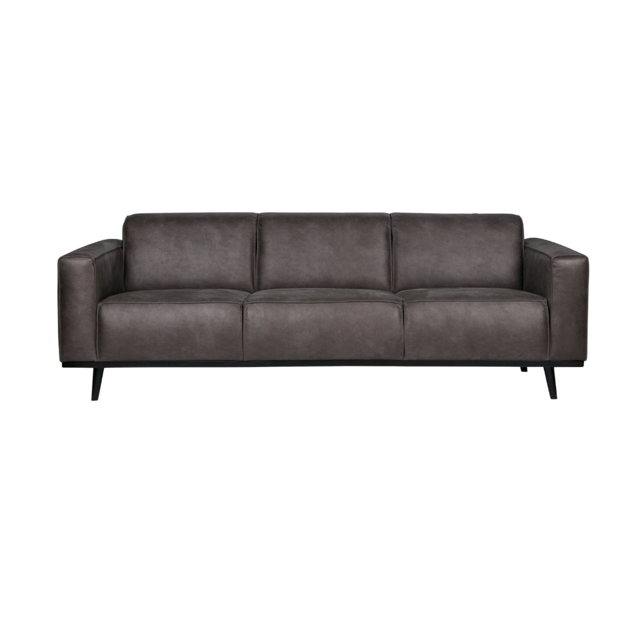 Pohovka 3-místná STATEMENT tmavě šedá ekokůže