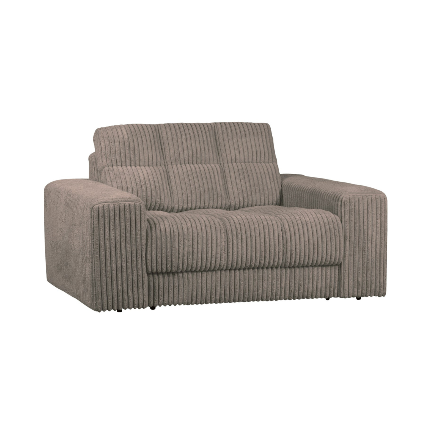 Pohovka loveseat SECOND DATE hnědý kordurovým materiálem