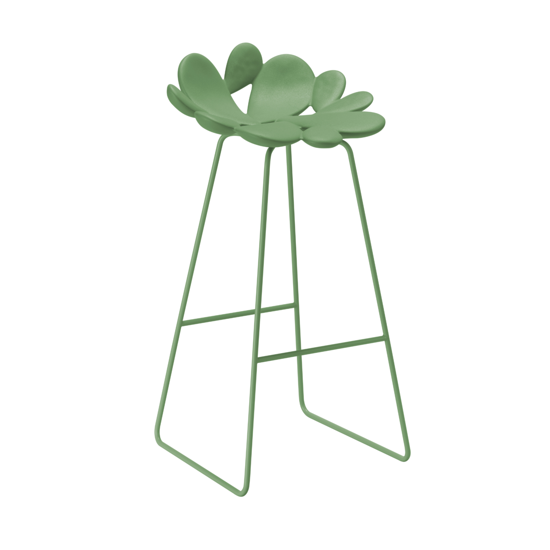 Garden Stool FILICUDI Light Green