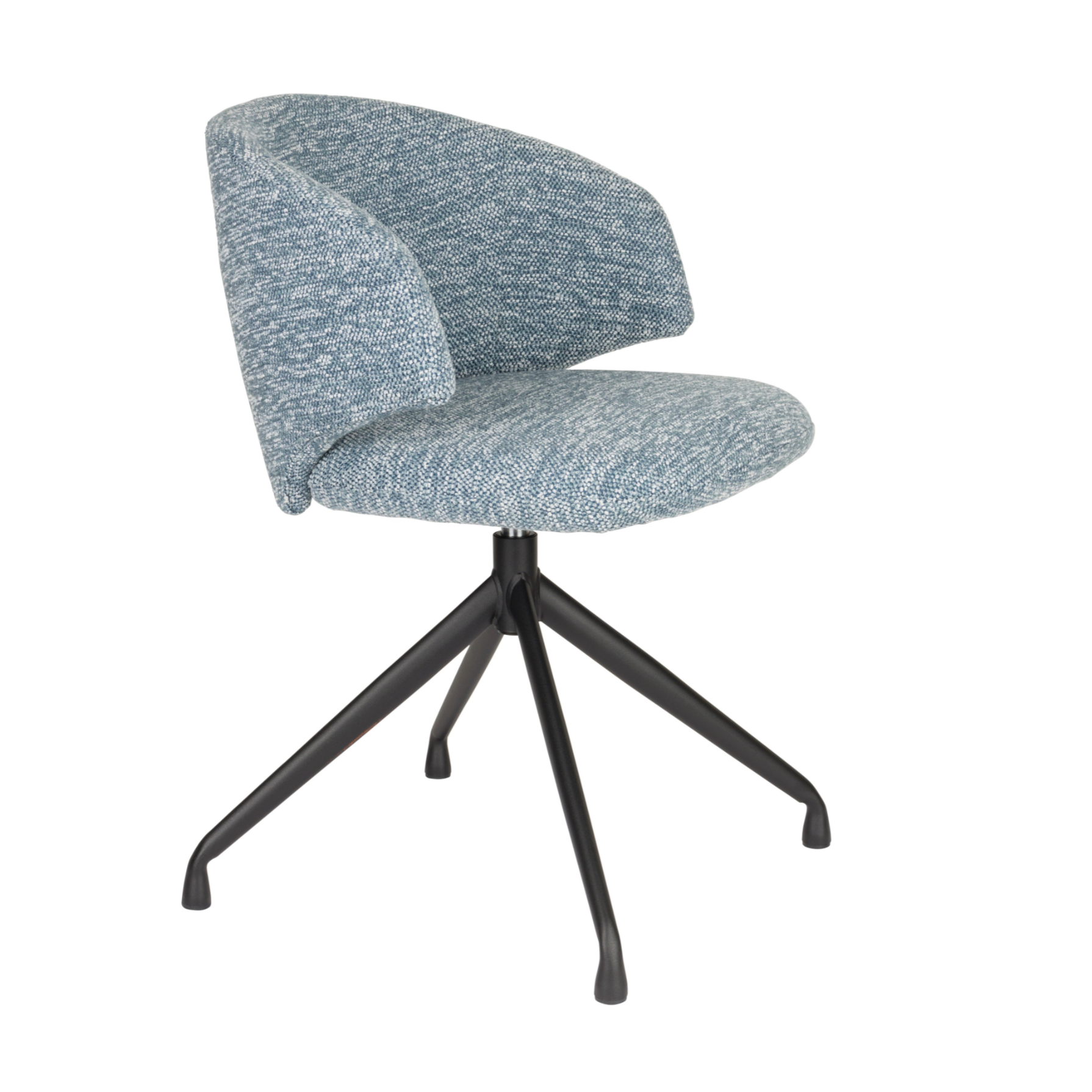 BALADO swivel chair blue with black base