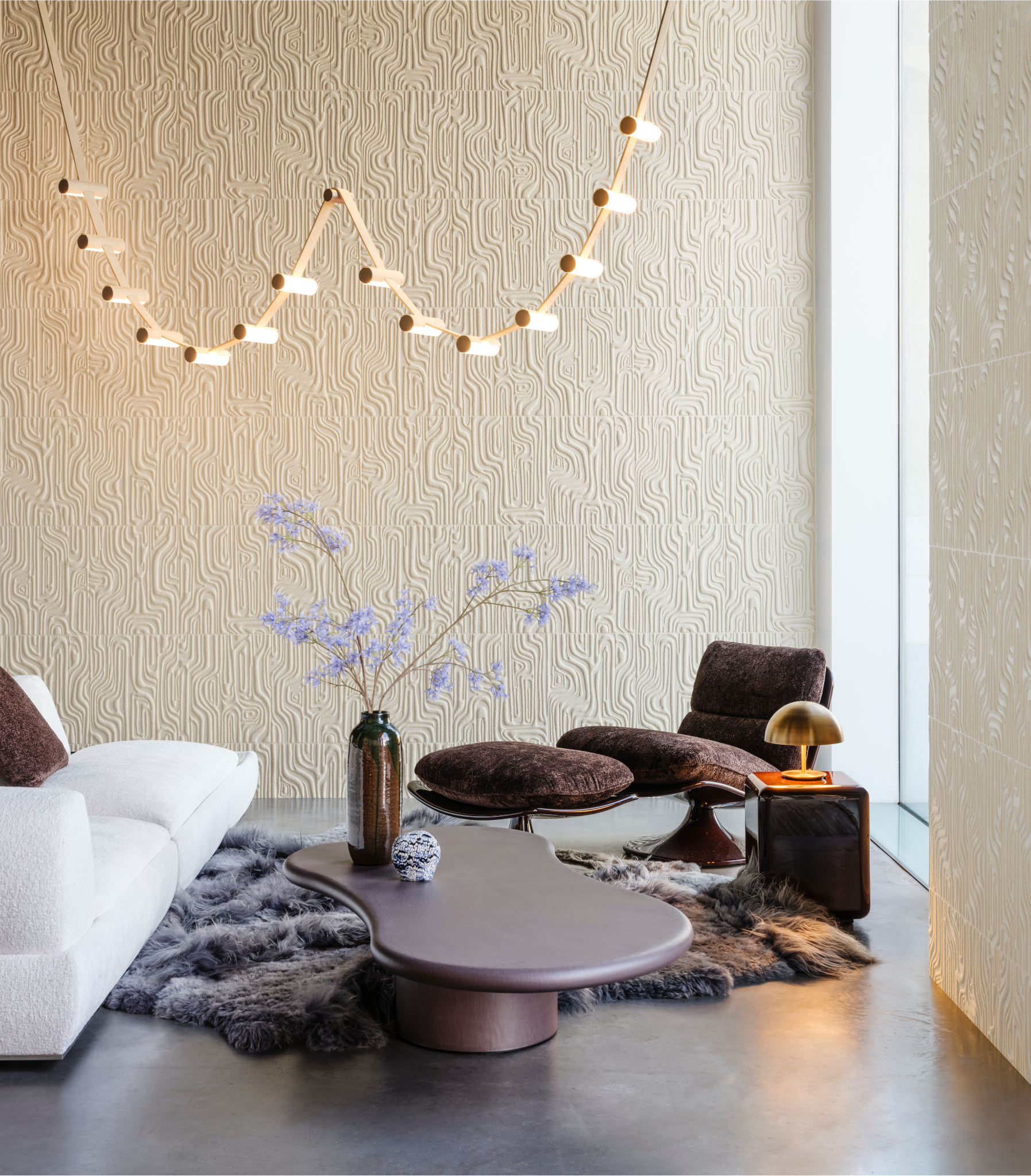 Textile wallpaper CLOUD beige
