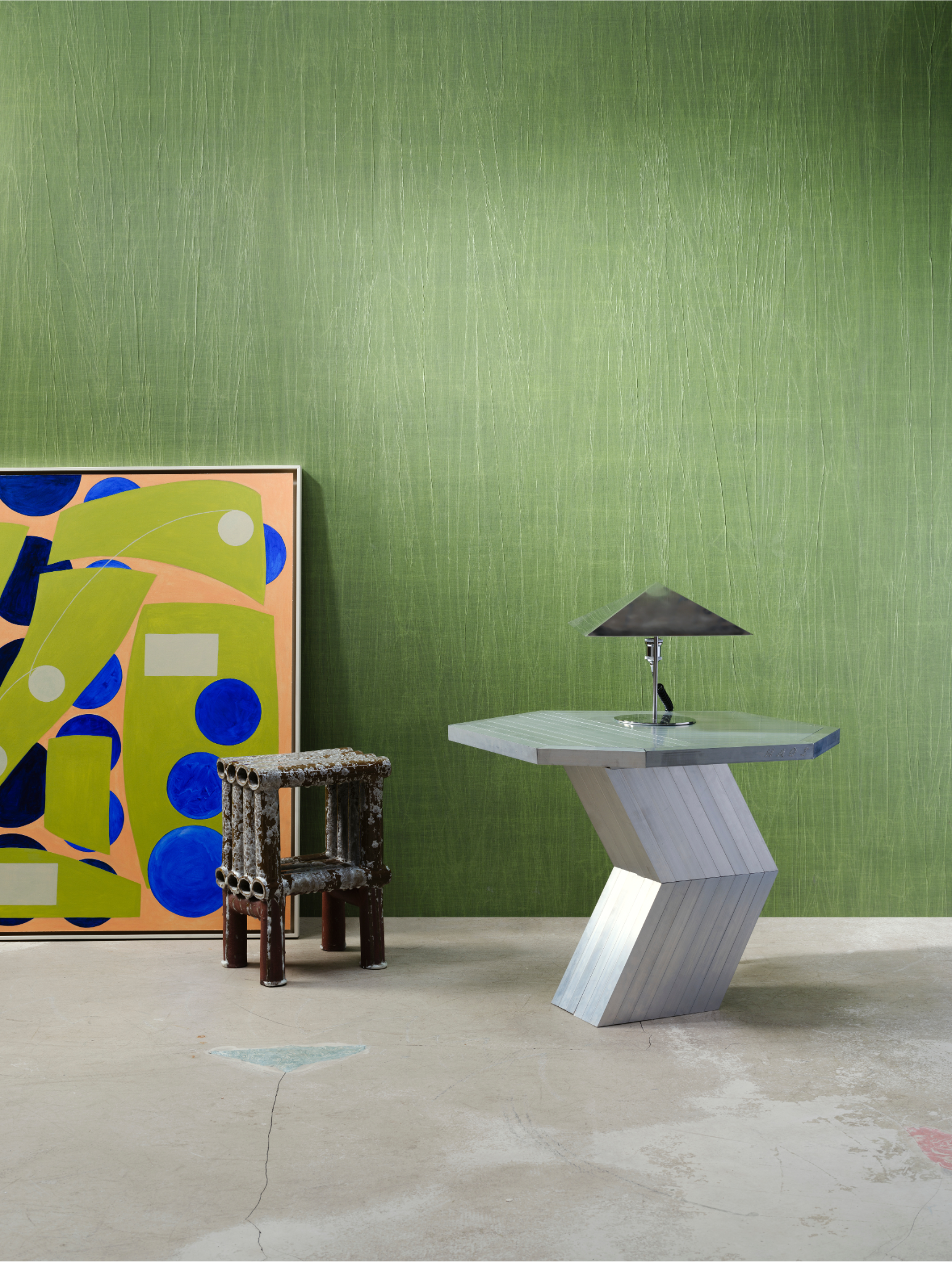 Tapeta s plisováním PYXIS taupe