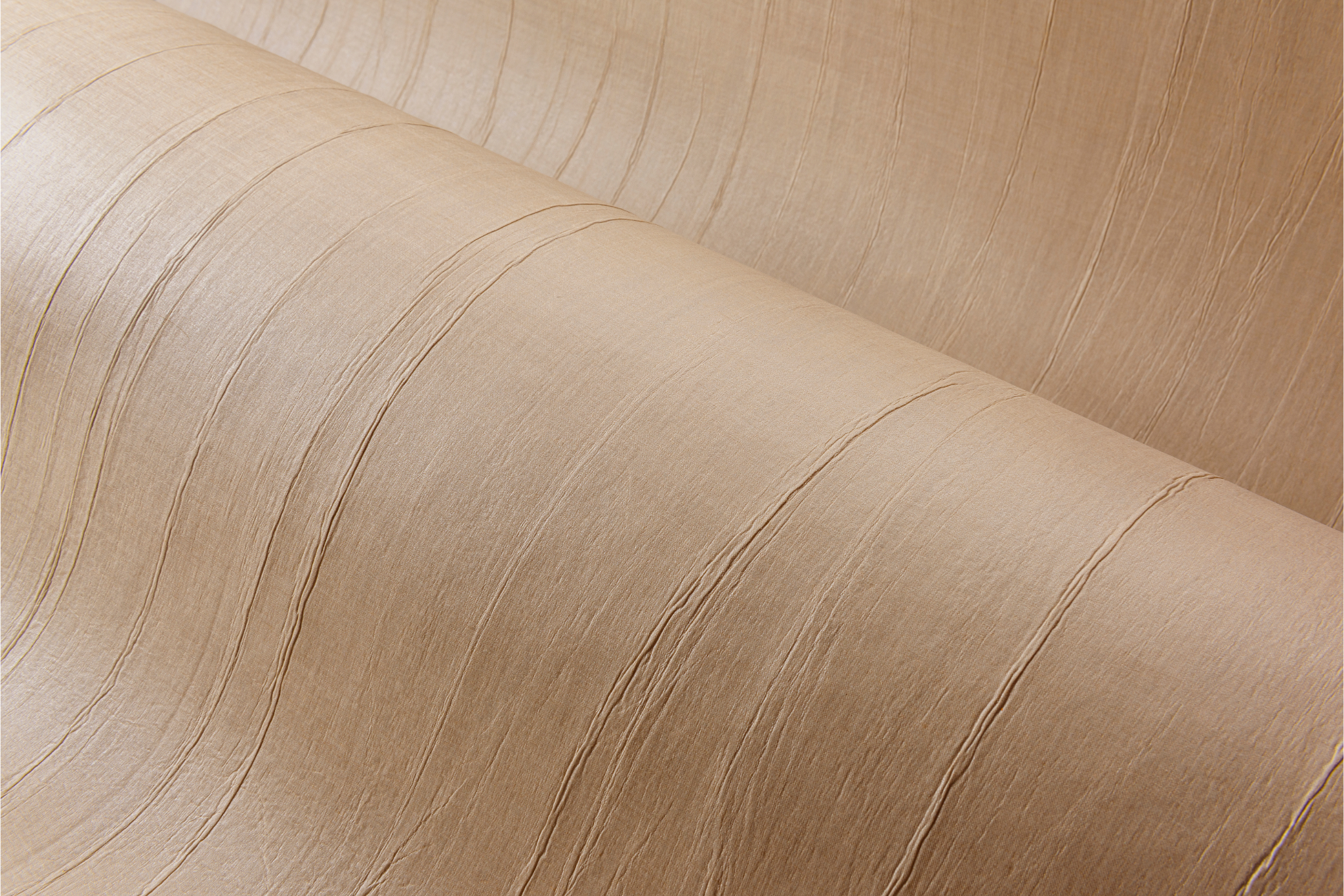 PYXIS pleated wallpaper warm brown