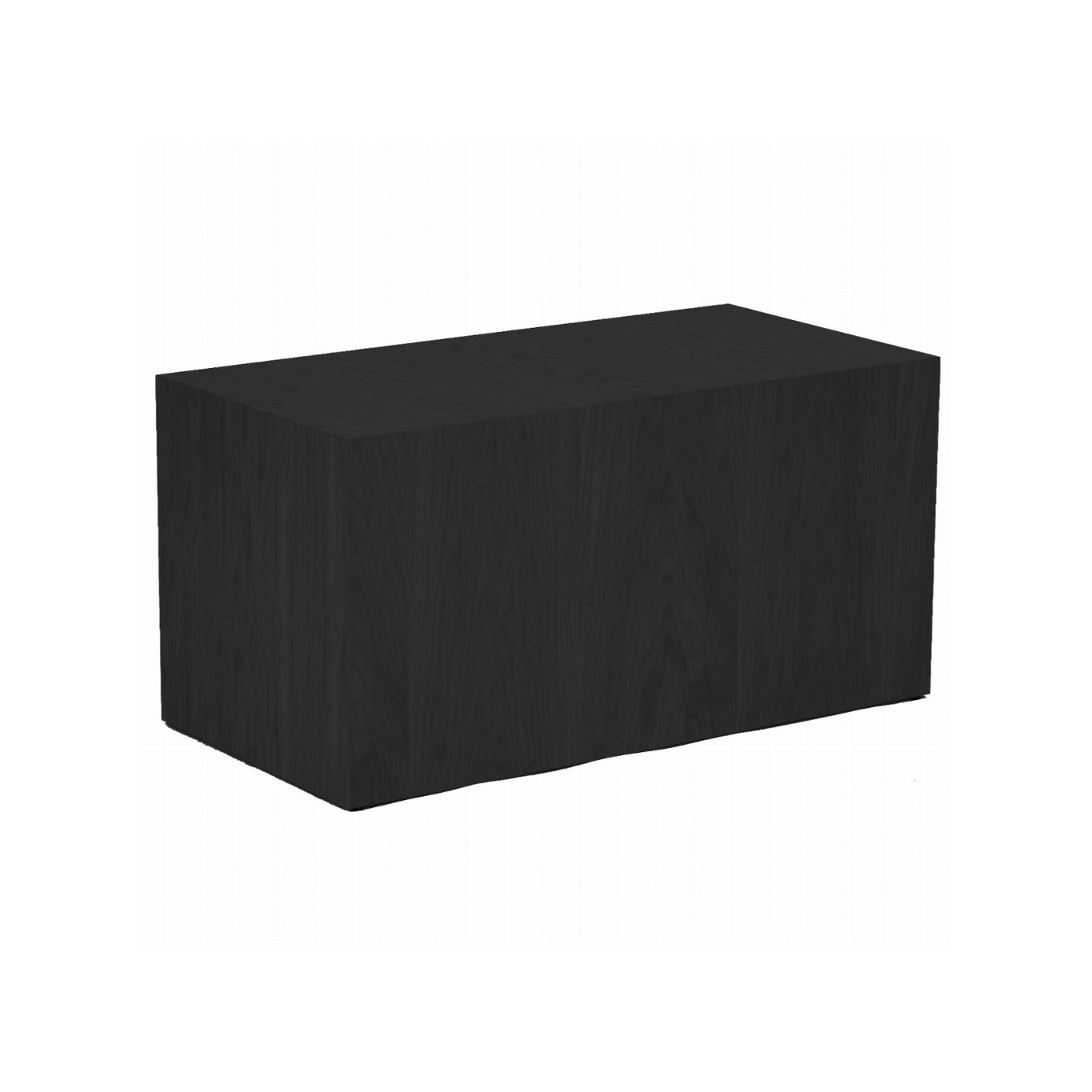 FIRKANT black coffee table oak veneer
