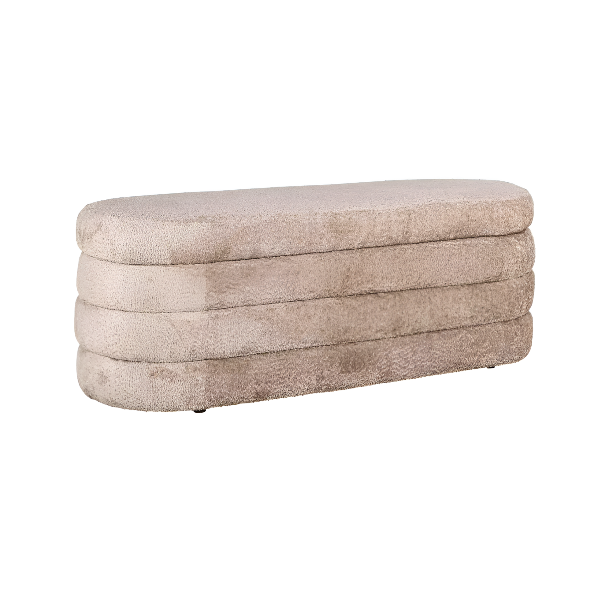 Puf s úložným prostorem CAMILLE béžový