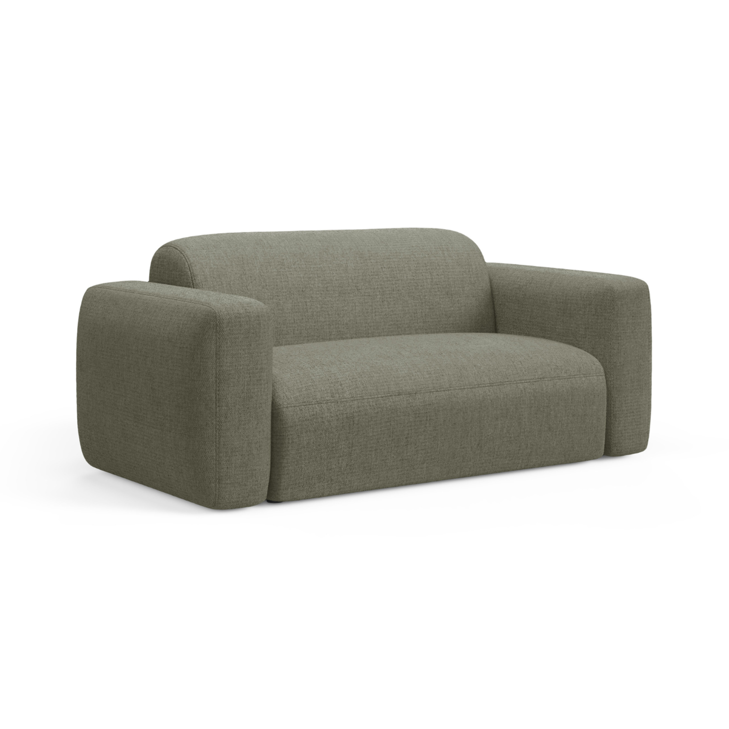 Sofa pro 2 osoby STRINO olivový šenil