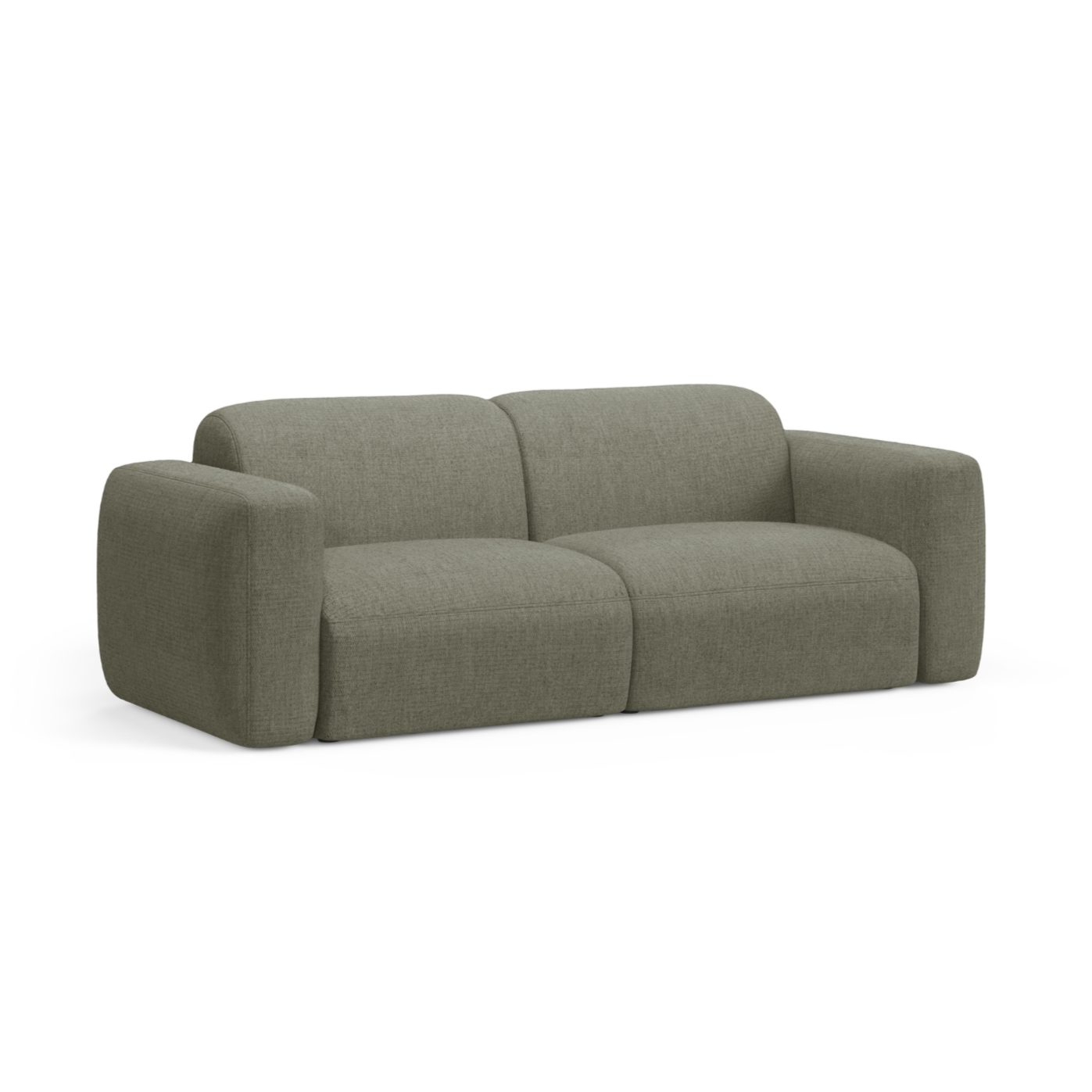 Sofa pro 3 osoby STRINO olivový šenil