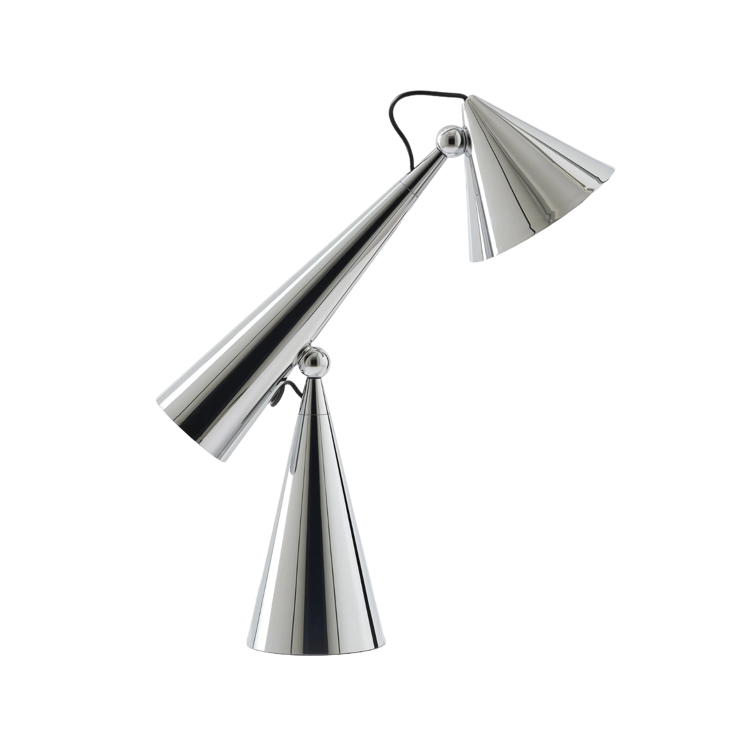 Stolní lampa POSE stříbrná