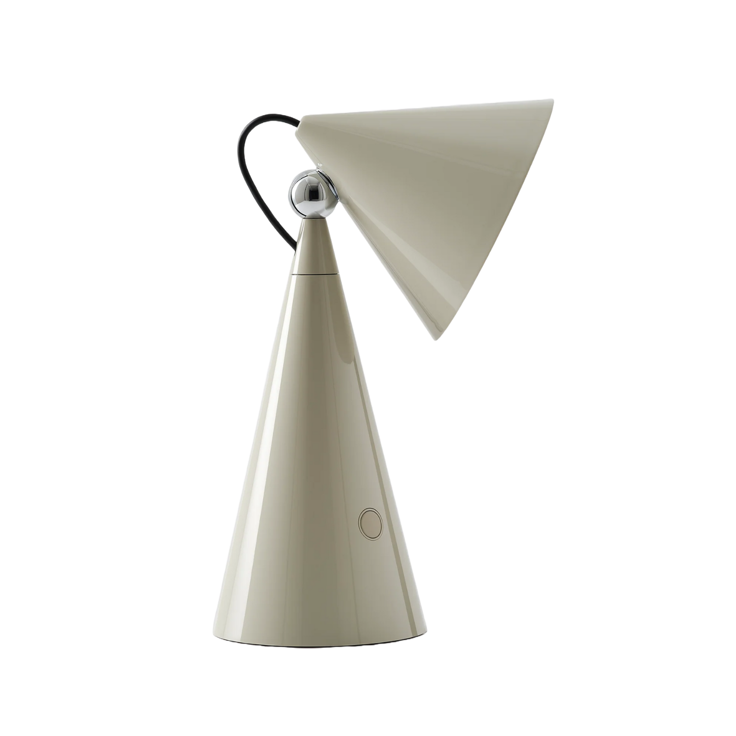 Portable table lamp POSE cream