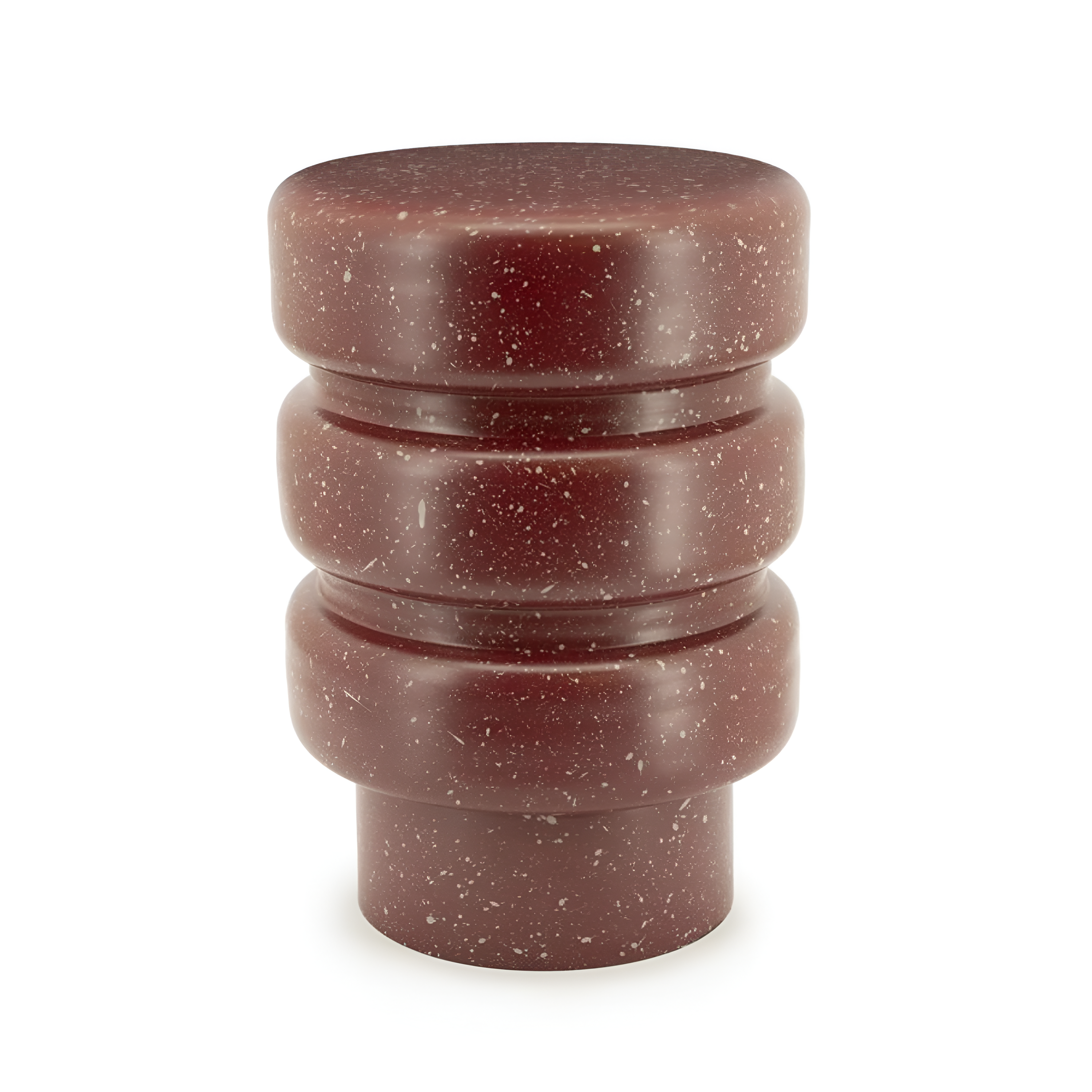 Bocní stolek SPATTER burgundský