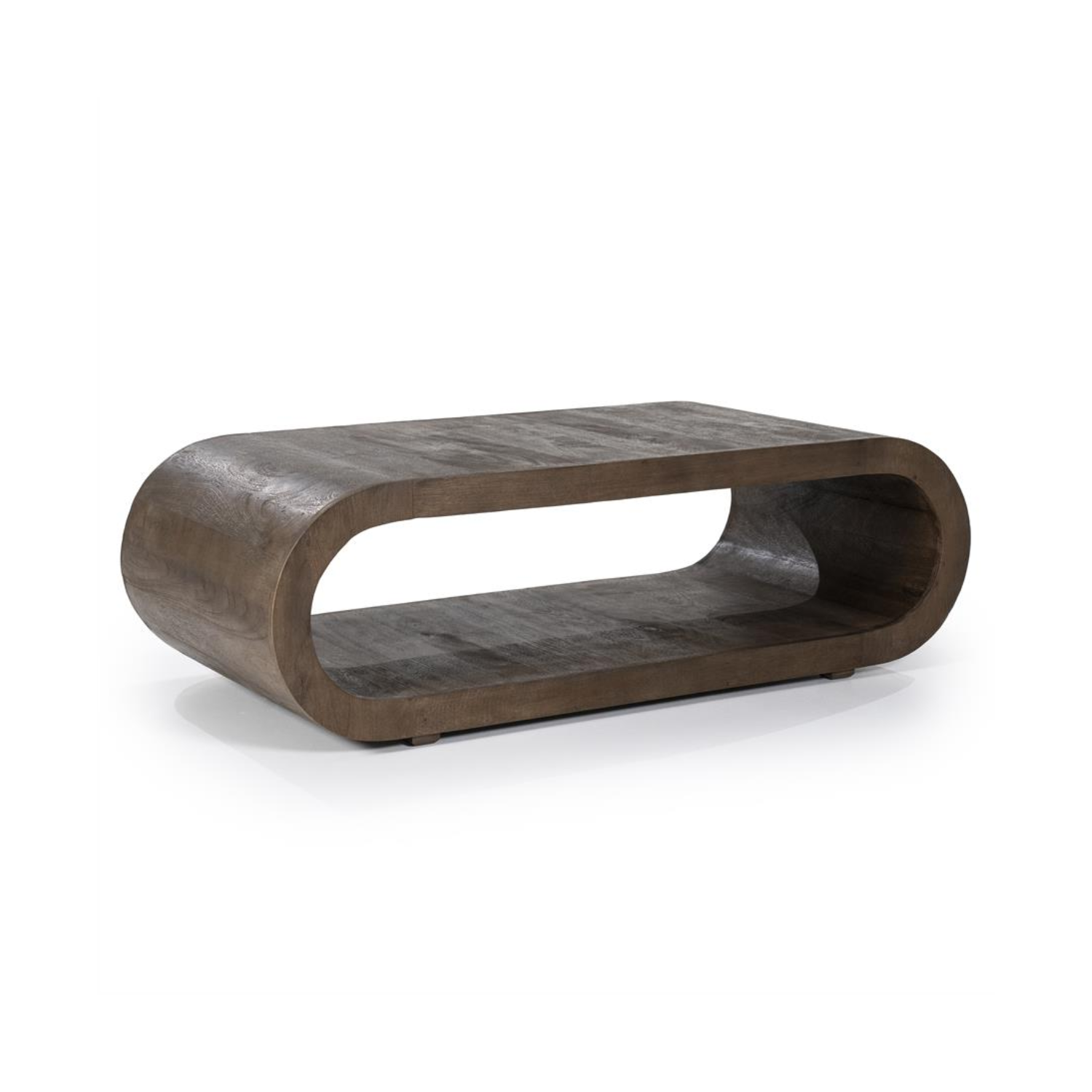 Konferenční stolek ELORA tmavě hnědé mango dřevo