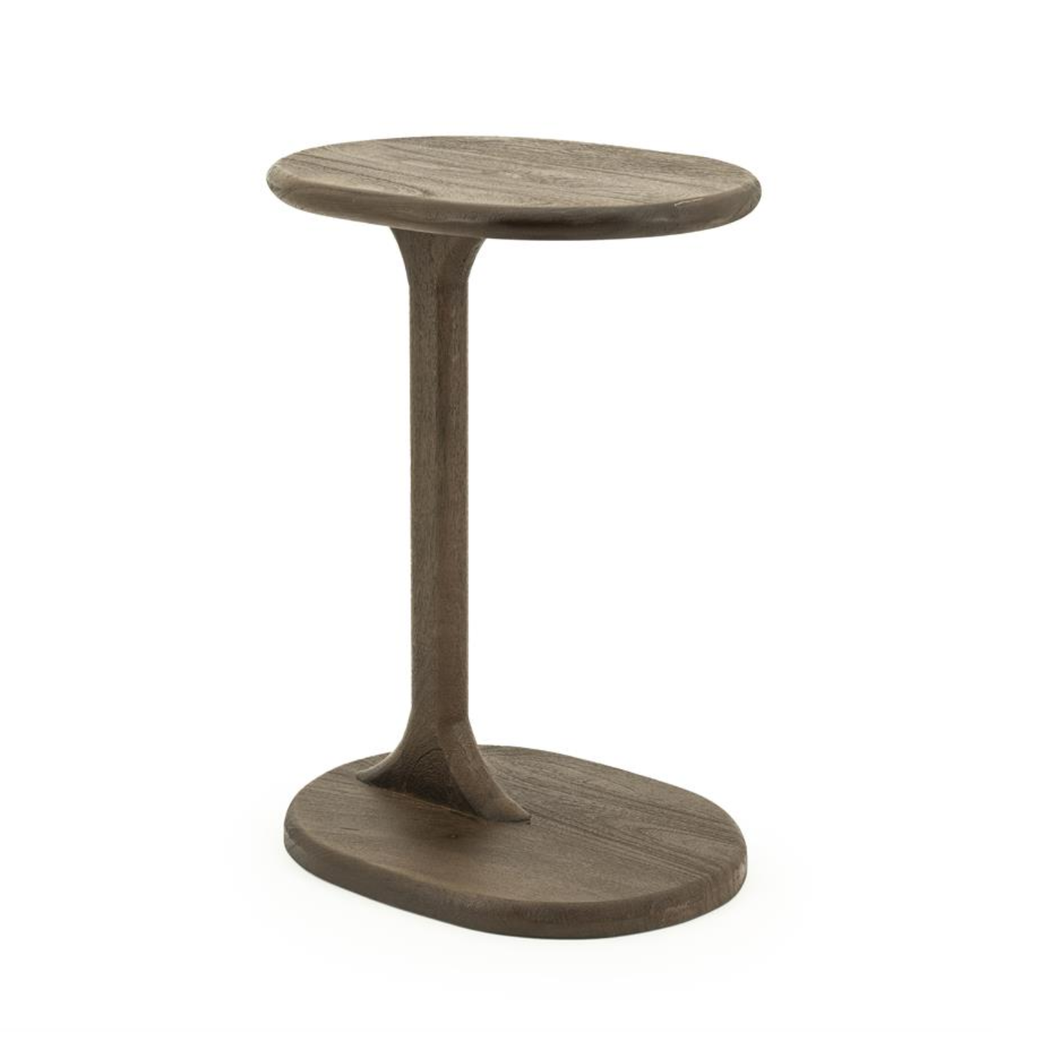 FENIX Side Table Dark Brown Mango Wood