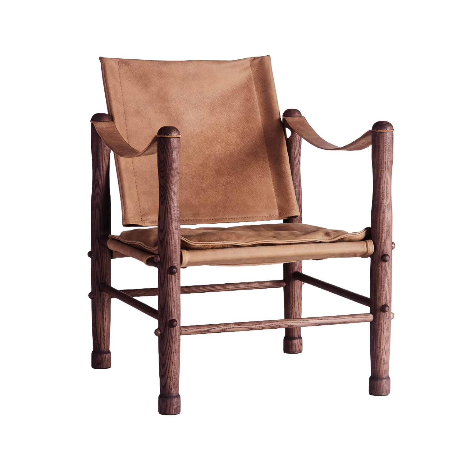 Křeslo SAFARI hnědá kůže