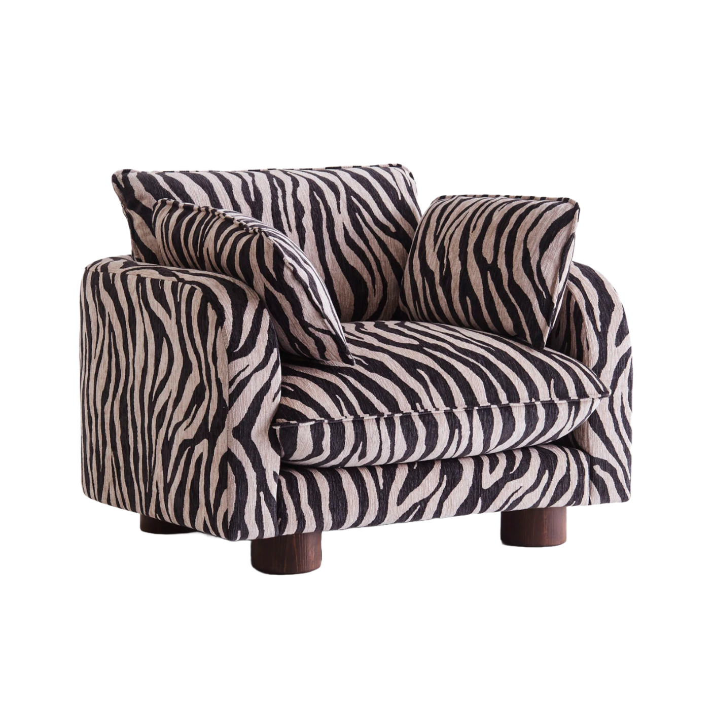 Křeslo MILES zebra