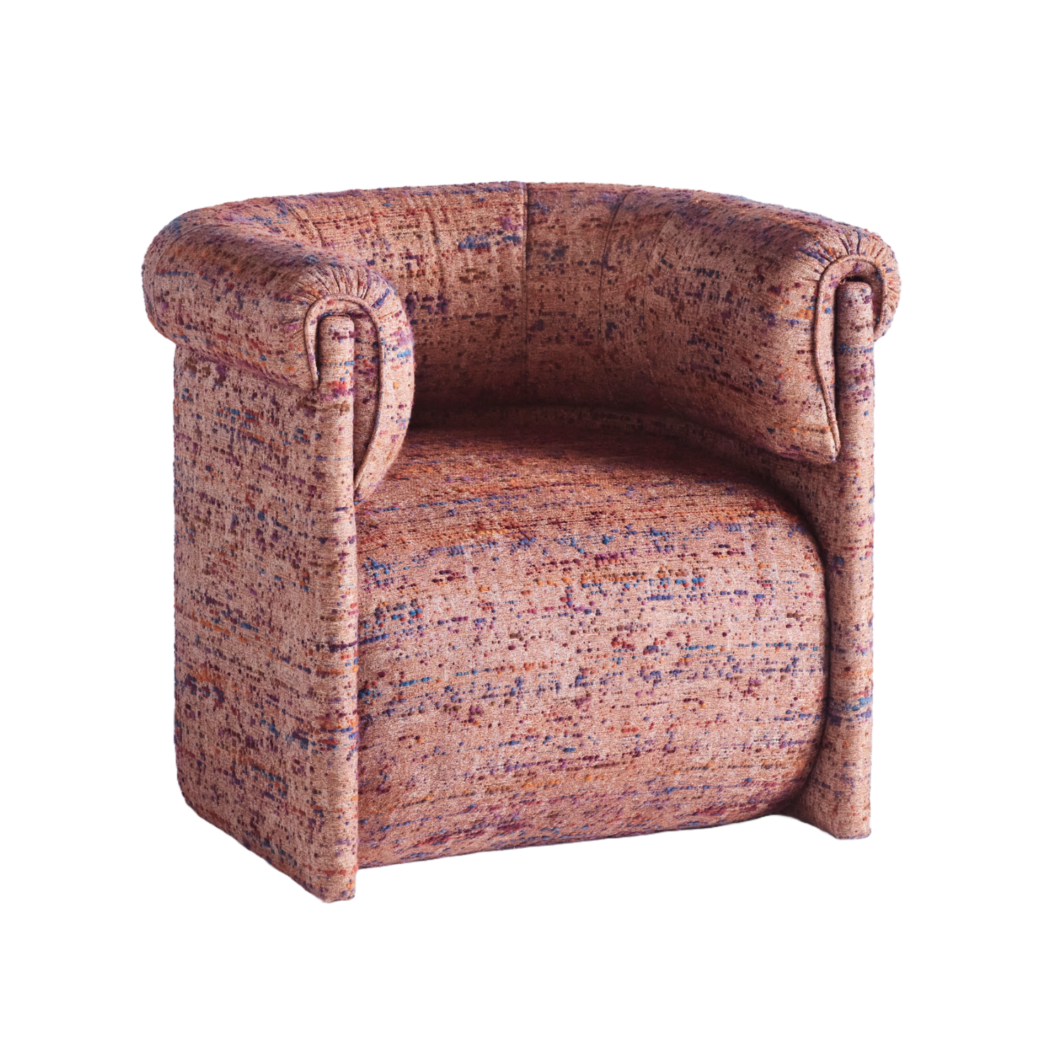 Křeslo DECADENT růžový melír