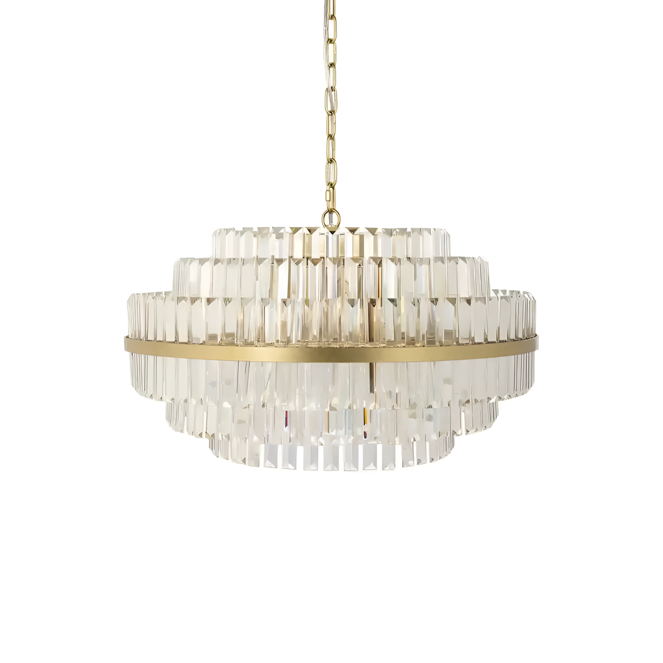 Lustr DESIRE krystalový se zlatým