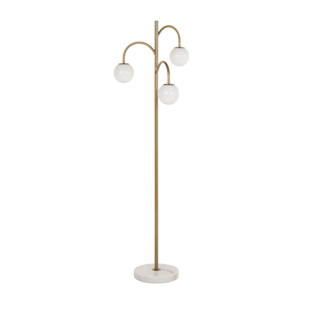 Stojací lampa JANOU zlatá