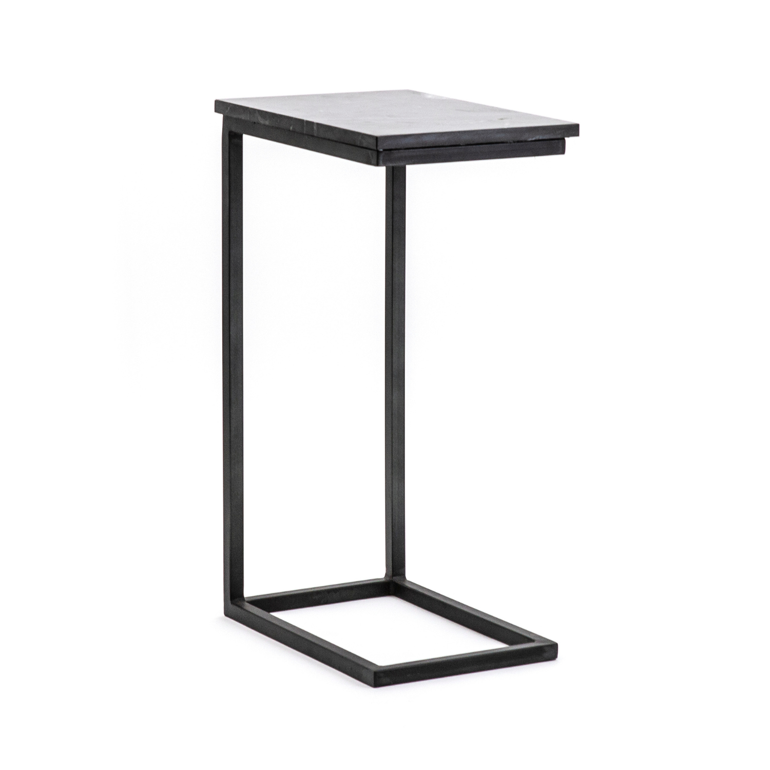 EDGE side table black marble