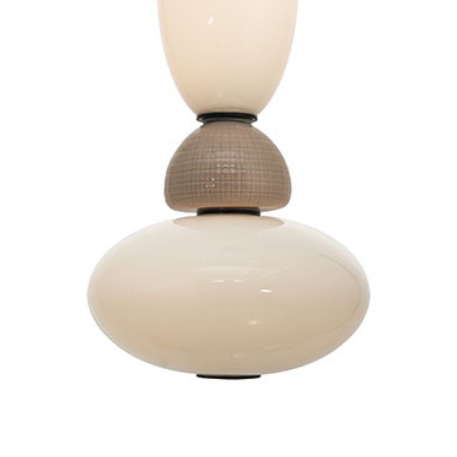 Vertical Hanging Lamp GARCA Cream Ceramic