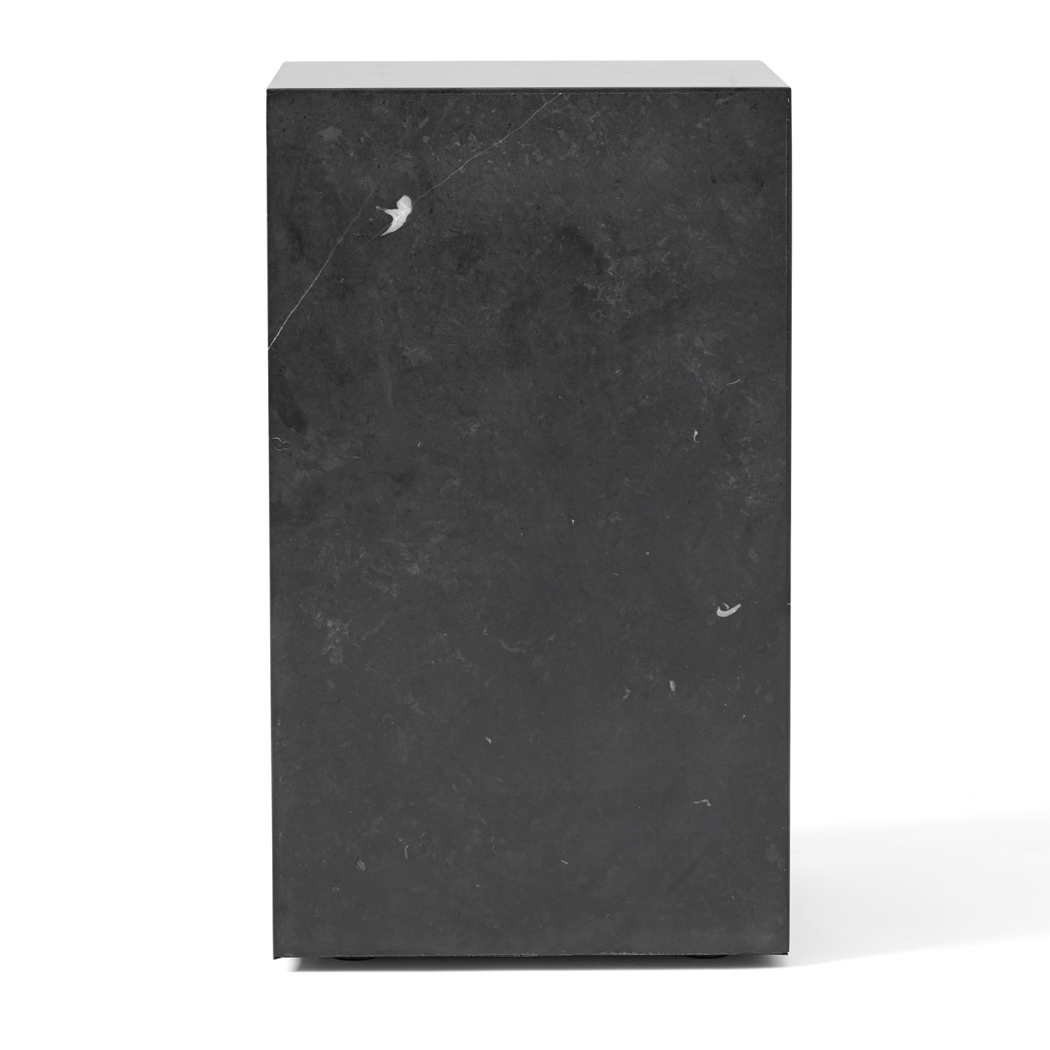 Boční stolek PLINTH grafitový mramor