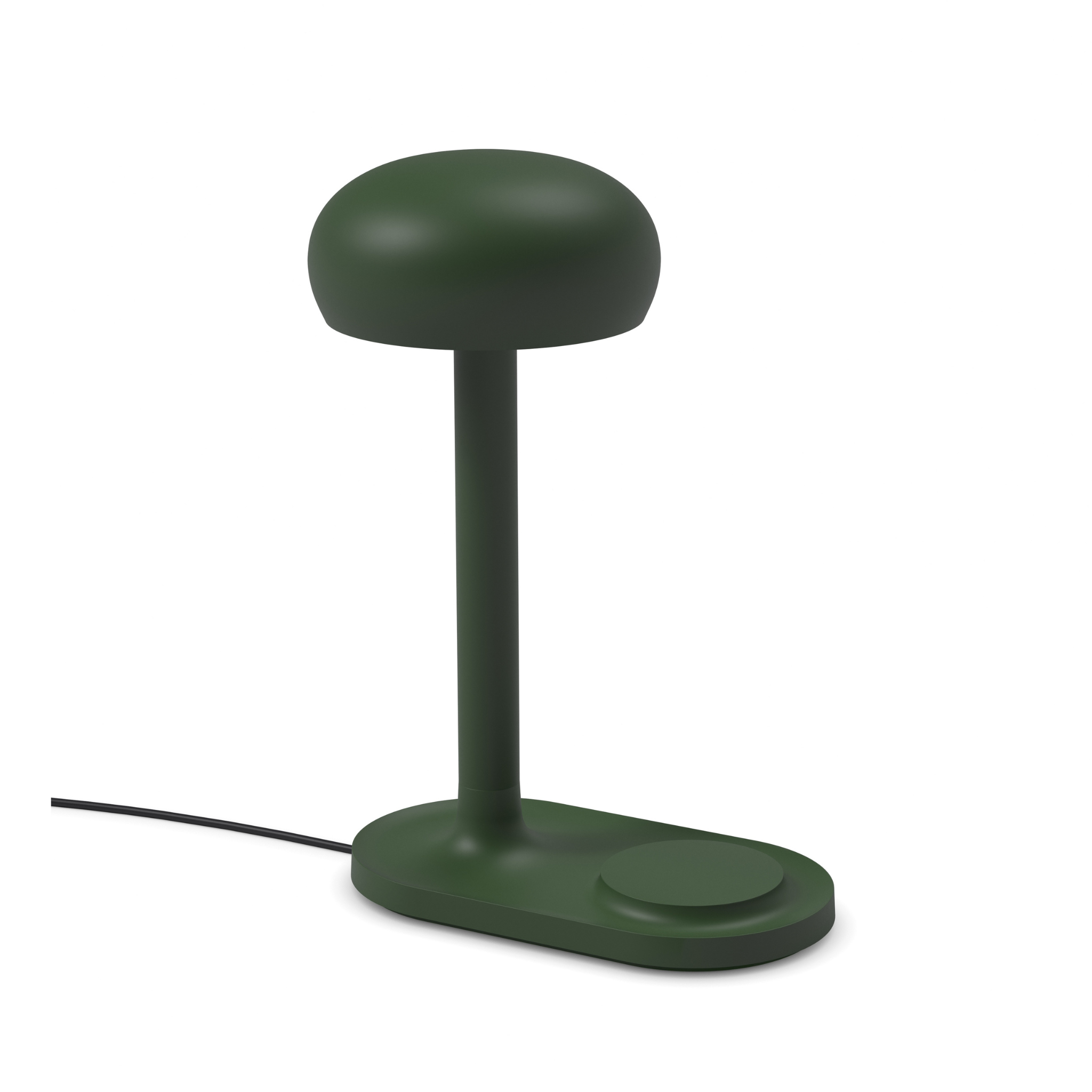 Stolní lampa s bezdrátovou nabíječkou EMENDO zelená