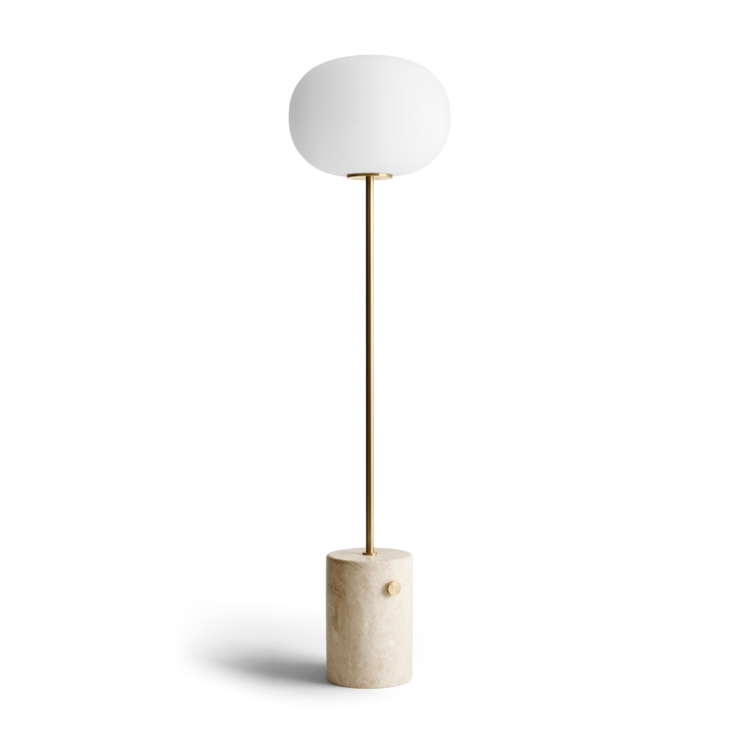 Podlahová lampa JWDA béžový travertin