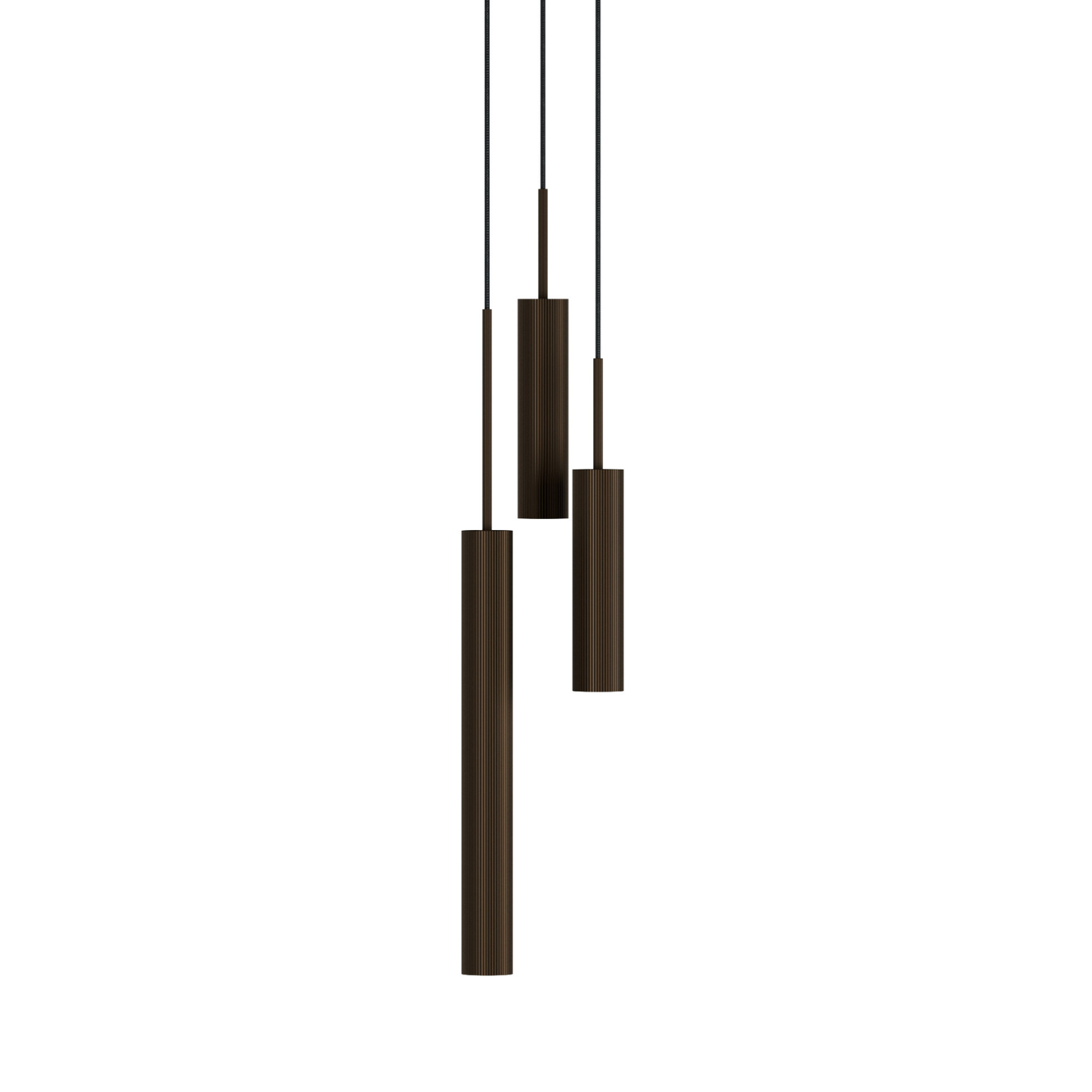 Závěsná lampa TUBULAIRE CANOPY hnědá