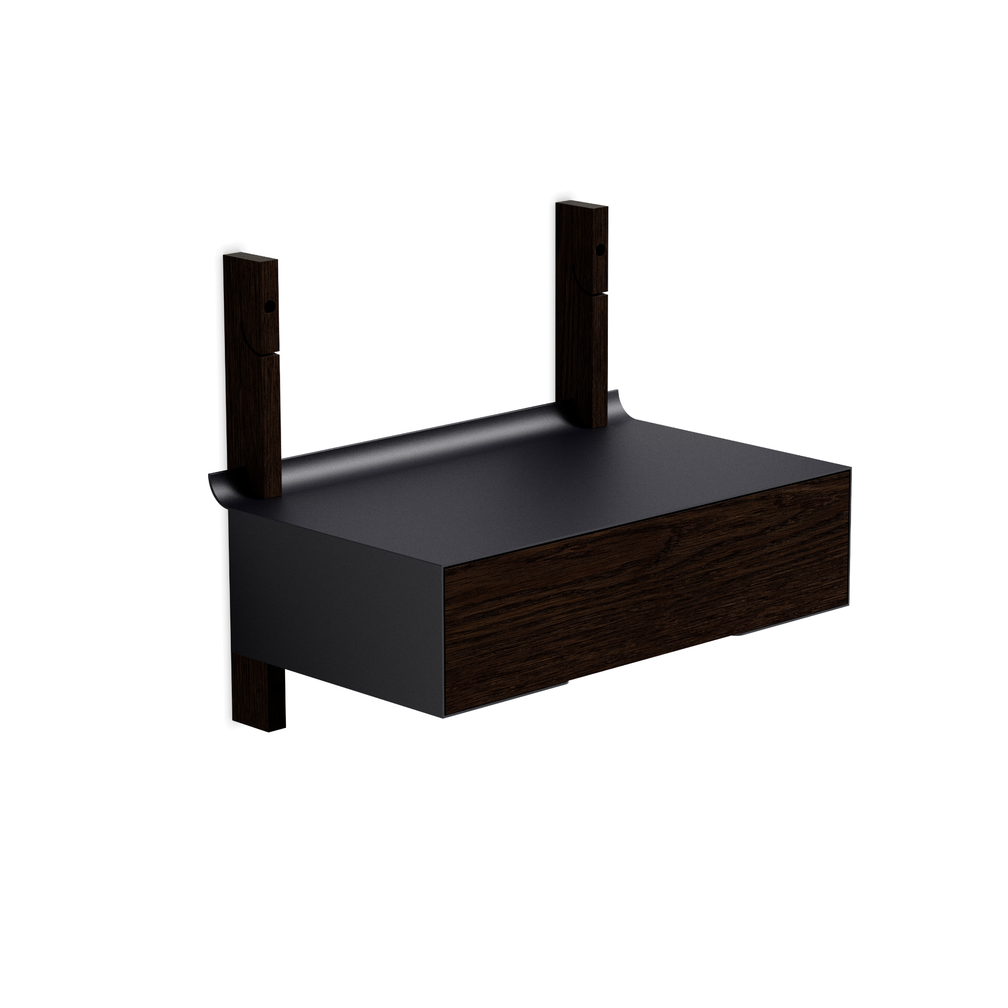 SMILE wall cabinet black