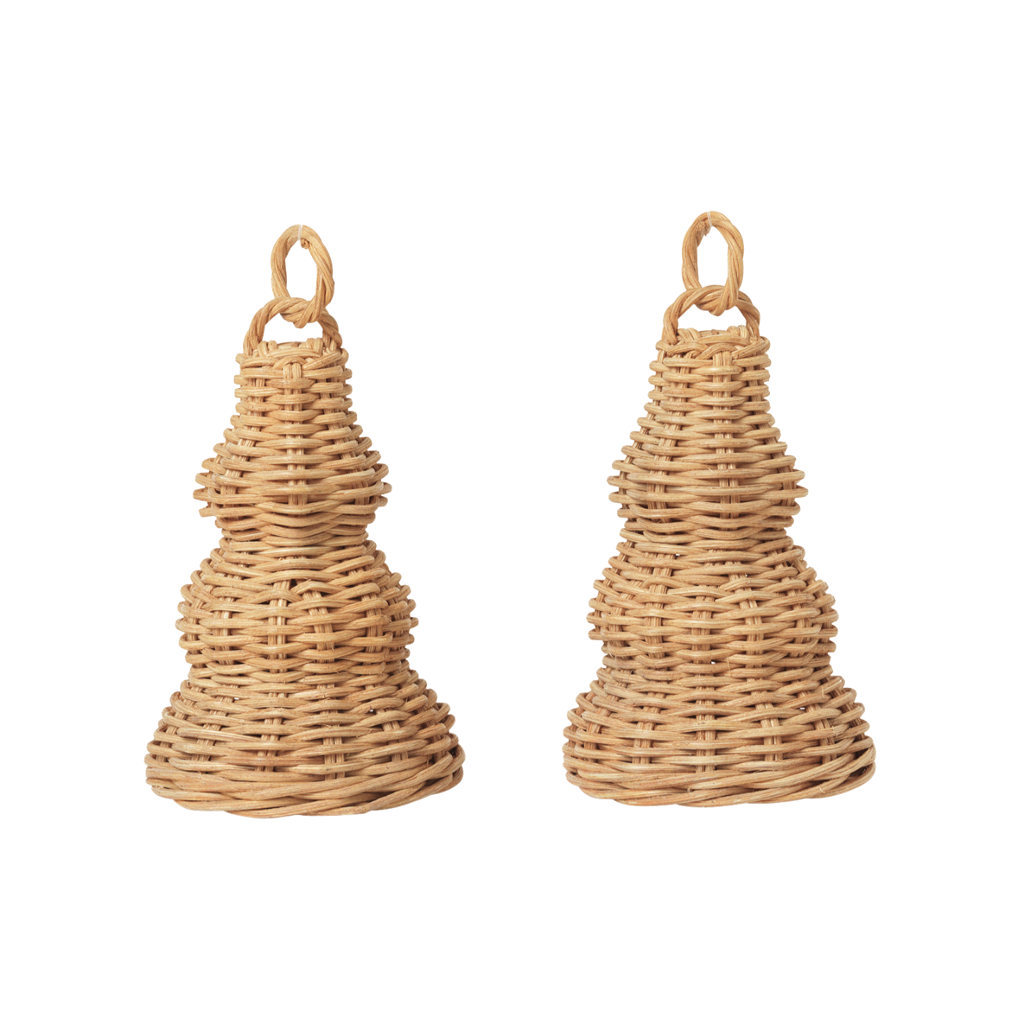 Sada ozdob BRAIDED BELL pletený ratan