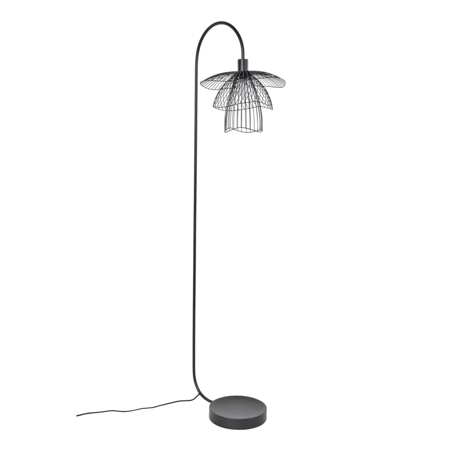 Stojací lampa PAPILLON černá