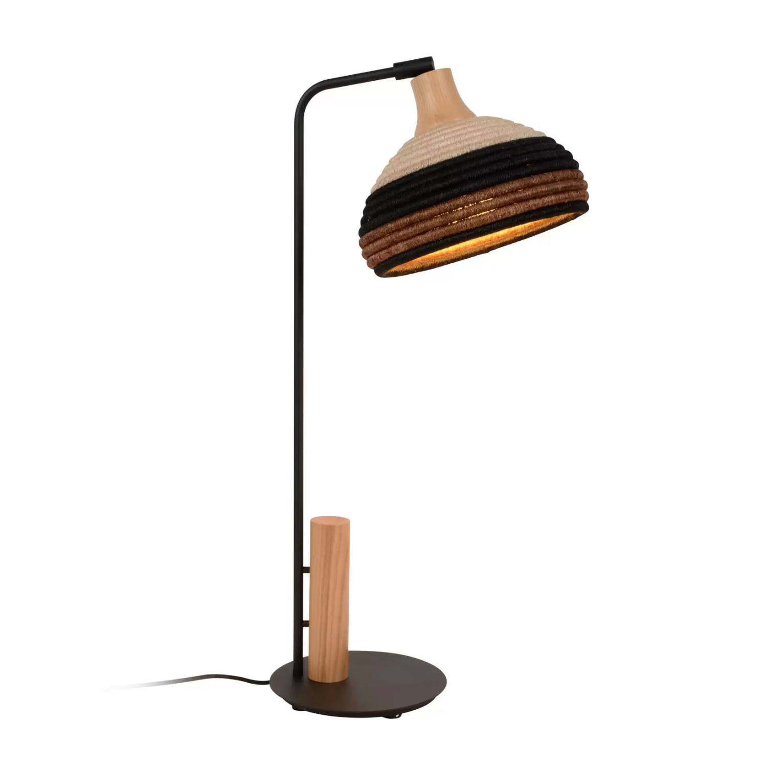 Stolní lampa GRASS hnědá