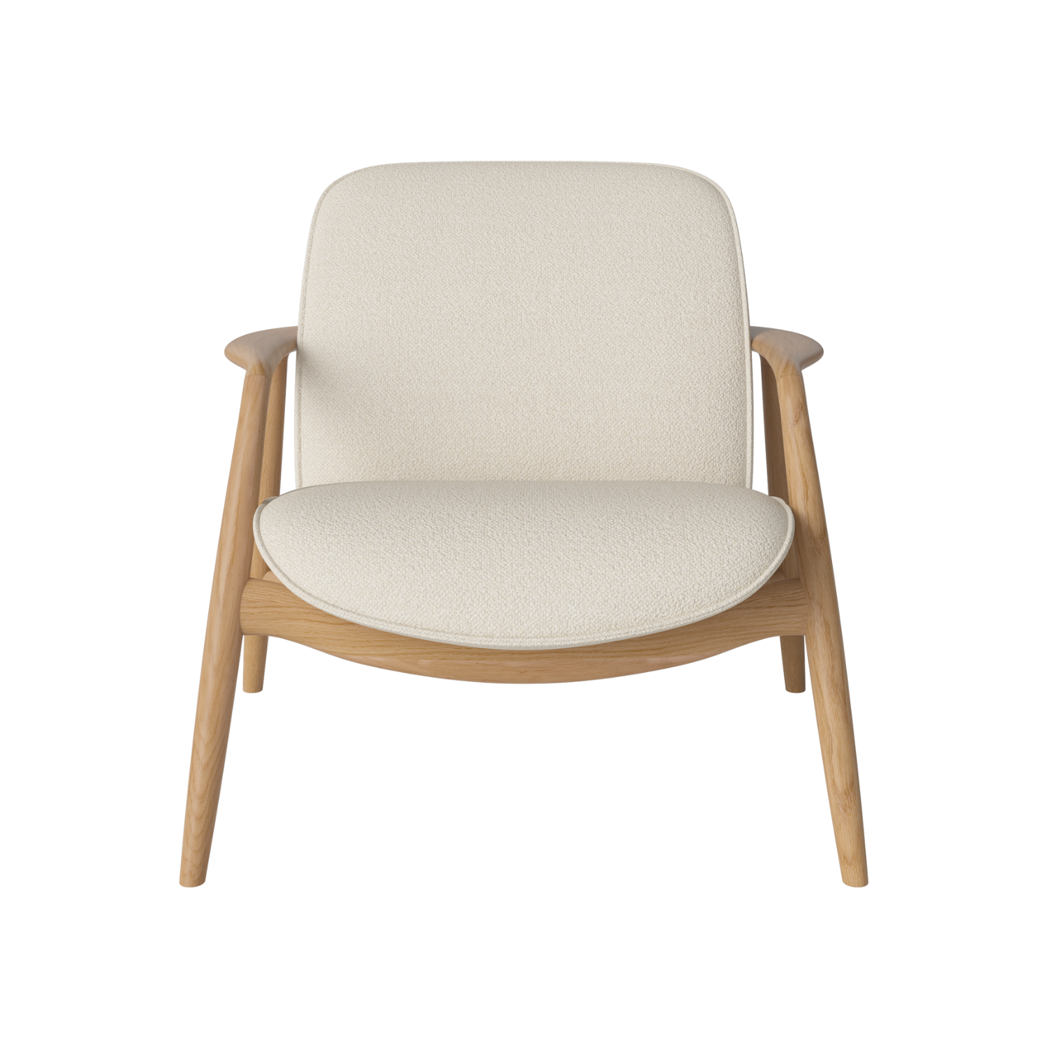 Křeslo BOWIE na dubovém podstavci