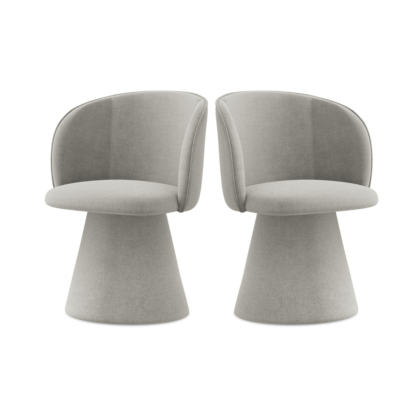 Židle MAIA světle šedá