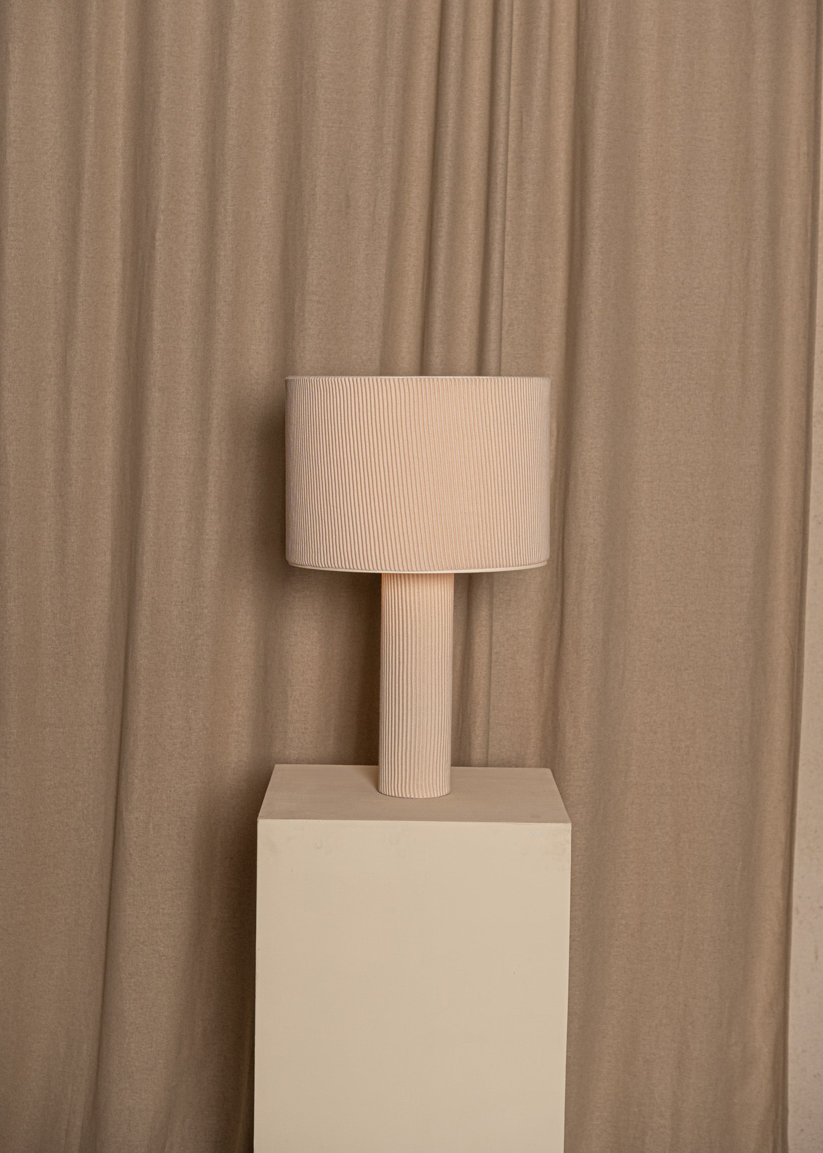 Beige Wool Table Lamp PYJAMA