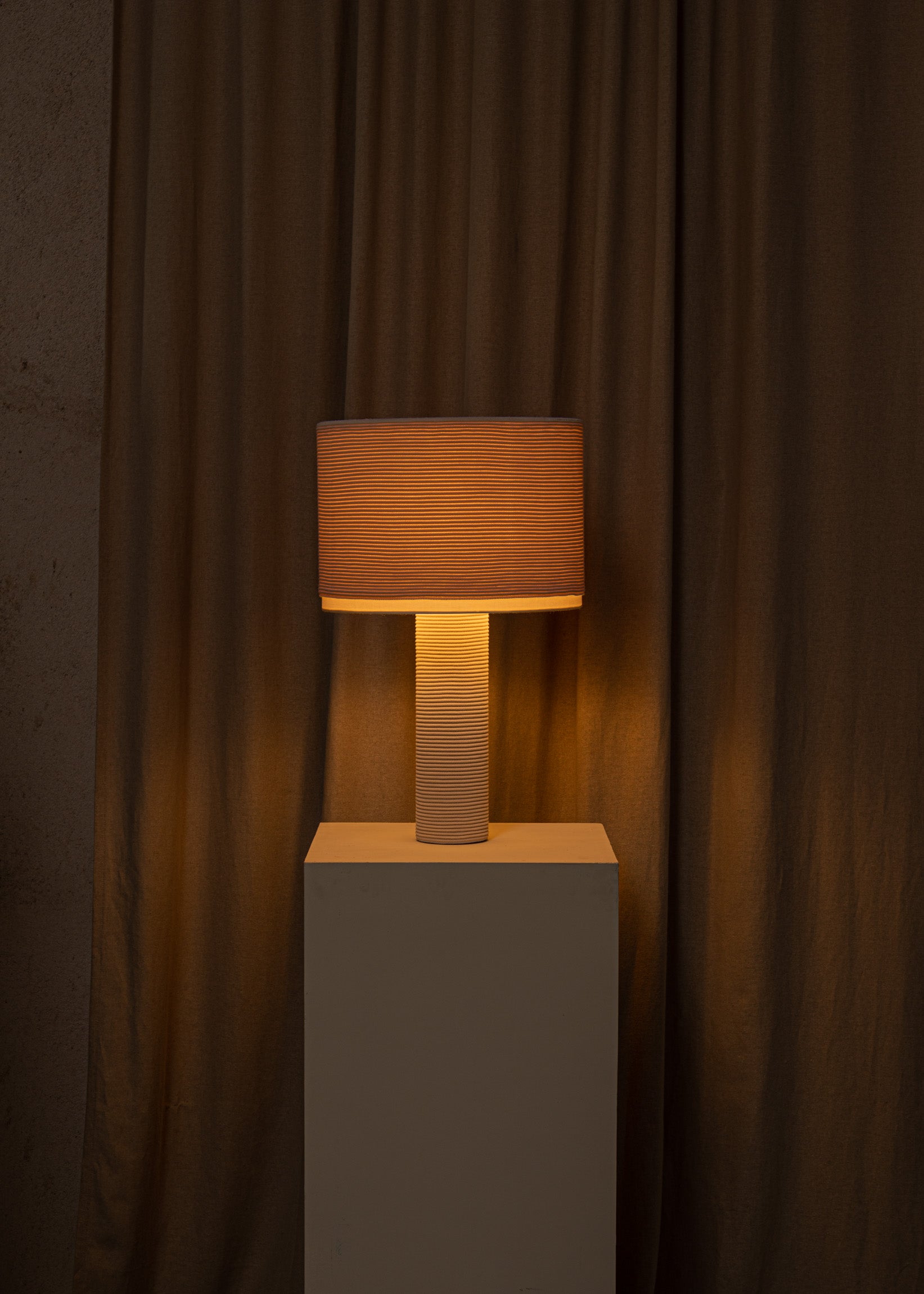 Beige Wool Table Lamp PYJAMA